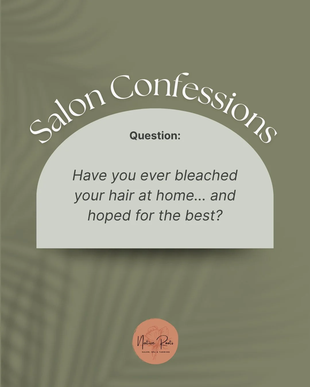 Have you ever bleached your hair at home&hellip; with zero plan and a whole lot of hope? 😅
Maybe it turned out okay&hellip; maybe it turned a little orange. 

Drop a comment if you&rsquo;ve ever tried a DIY bleach job. No judgment&mdash;we&rsquo;ve 
