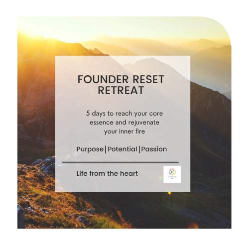 Card for founder reset retreat