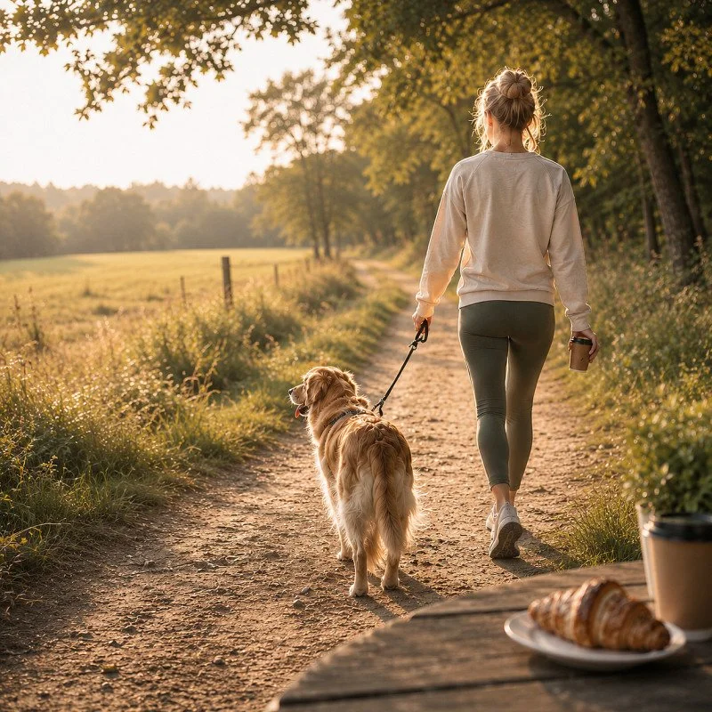 Morning Walk: Coffee & Dogs