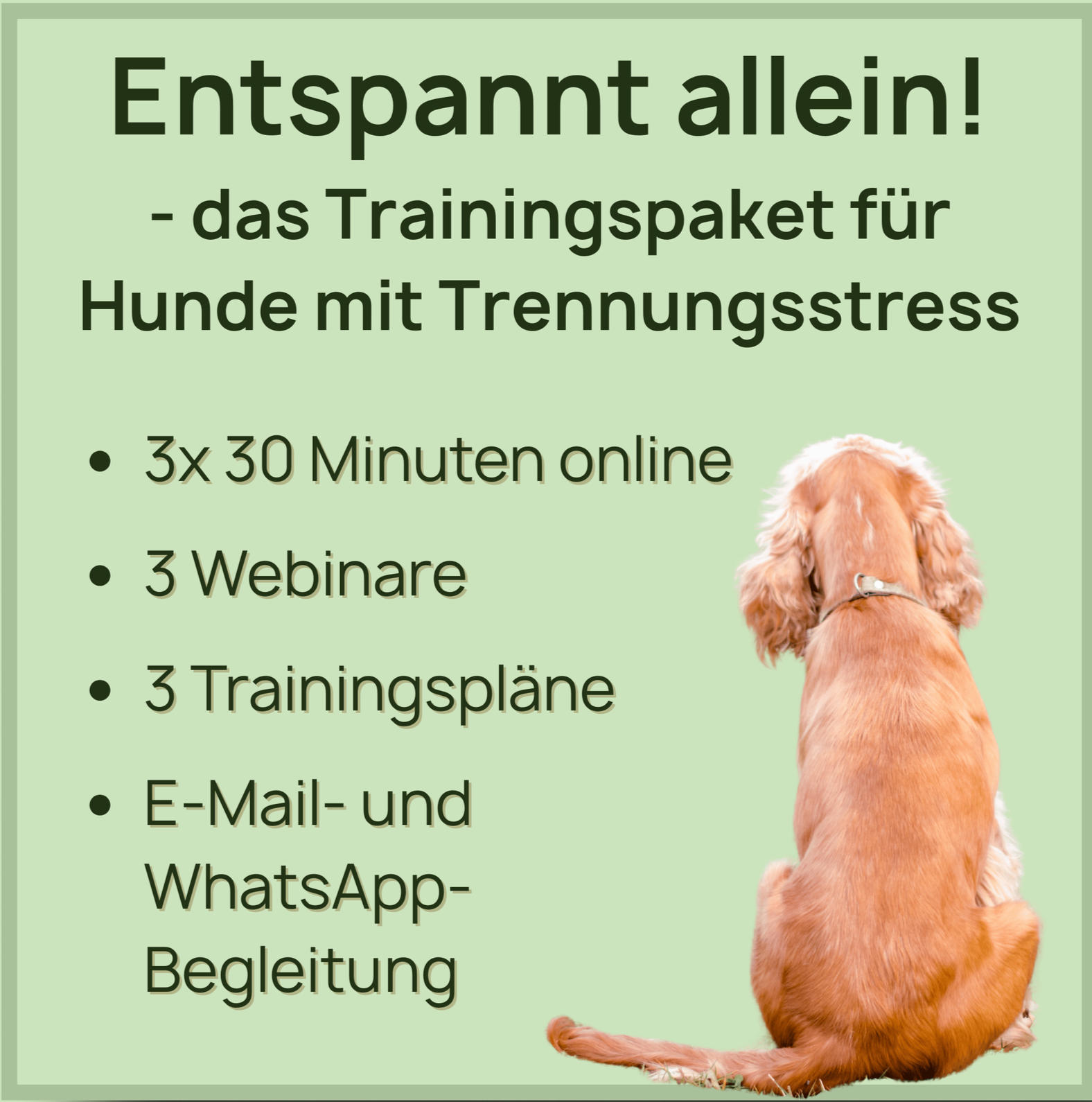 Entspannt sein!
