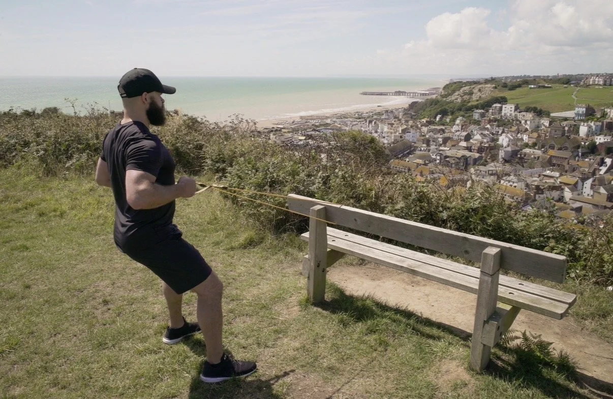 Me on a hill in Hastings