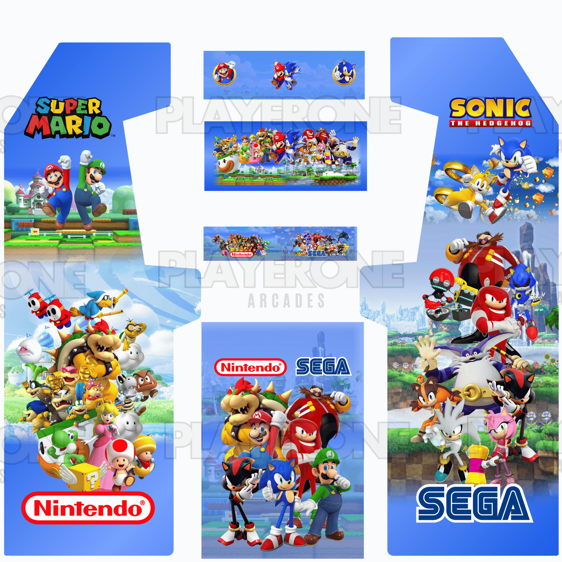 MARIO VS SONIC