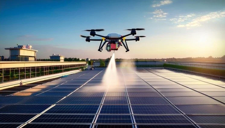 Drone Yıkama, Drone ile Dış Cephe Temizliği, Drone ile güneş paneli temizliği, dron ile zirai ilaçlama, konya drone