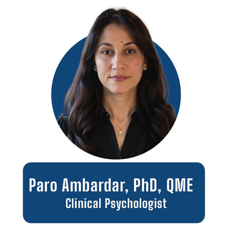 Paro Ambardar PHD QME Napa Rohnert Park Santa Rosa San Francisco Vallejo