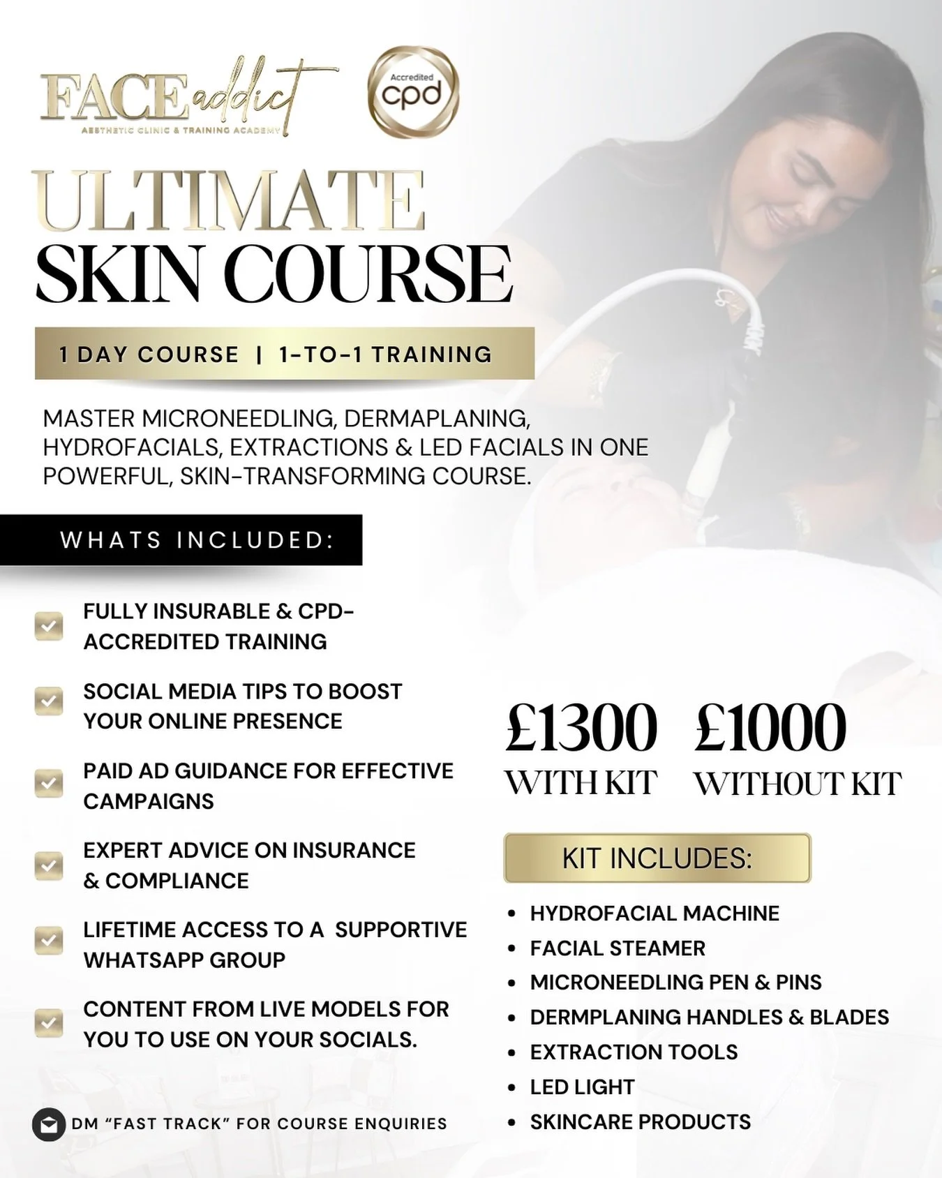Elevate your aesthetic career in just one day! ✨

Whether you&rsquo;re looking to break into the industry or level up your current skill set, our Ultimate Skin Course is designed to turn you into a skin specialist. This isn&rsquo;t just a demonstrati