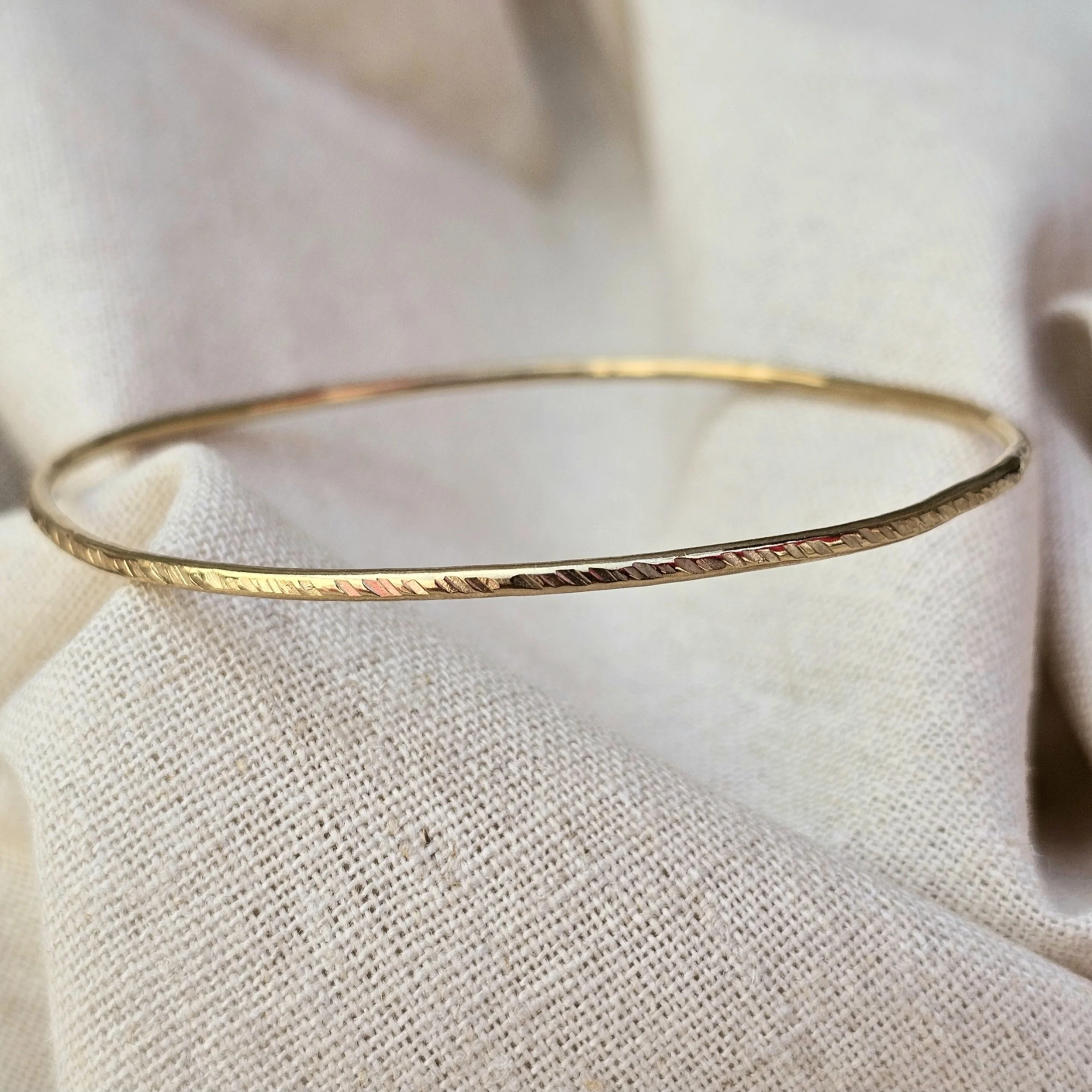 Hammered Bangle