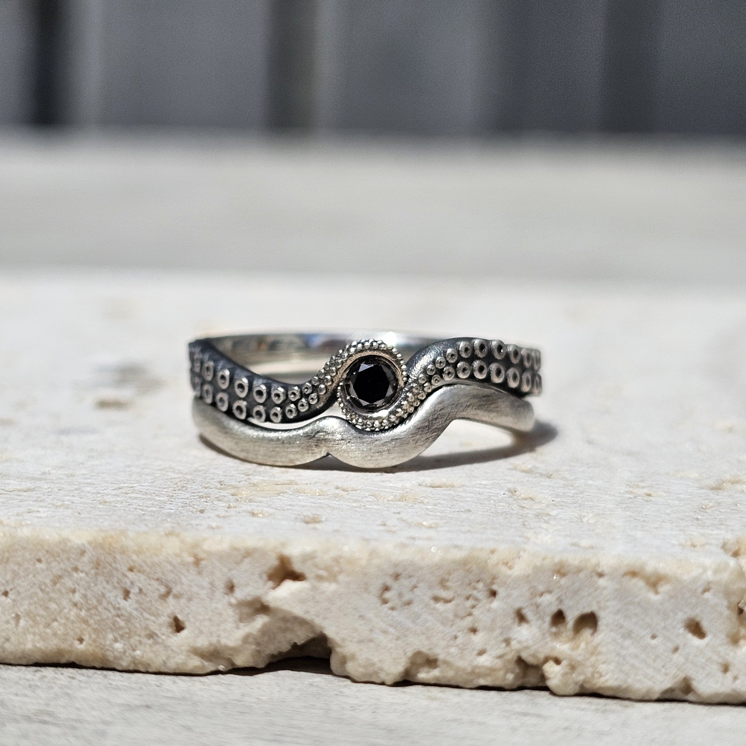 Bespoke Octopus Engagement Ring