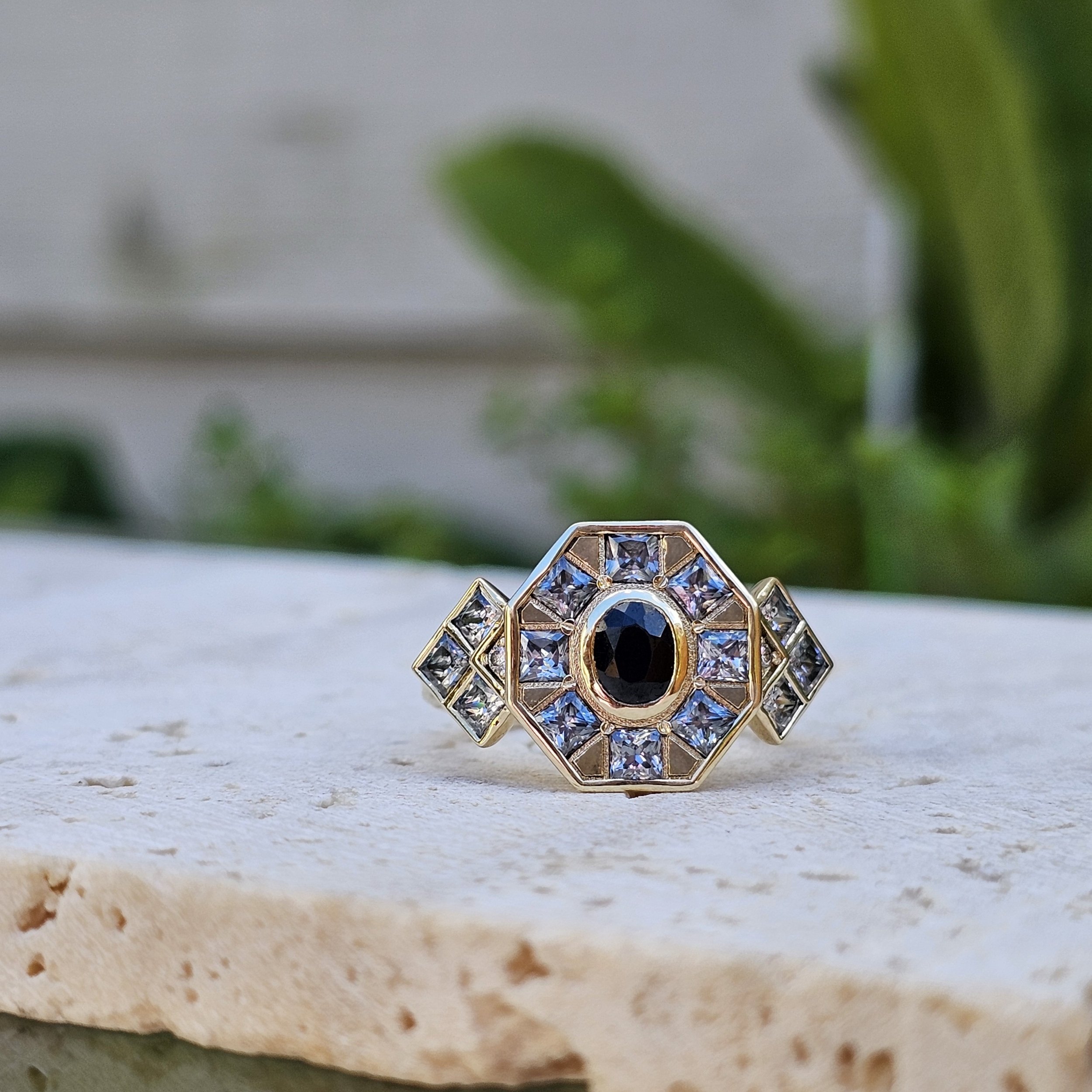 Heirloom Remodel Art Deco Engagement Ring 