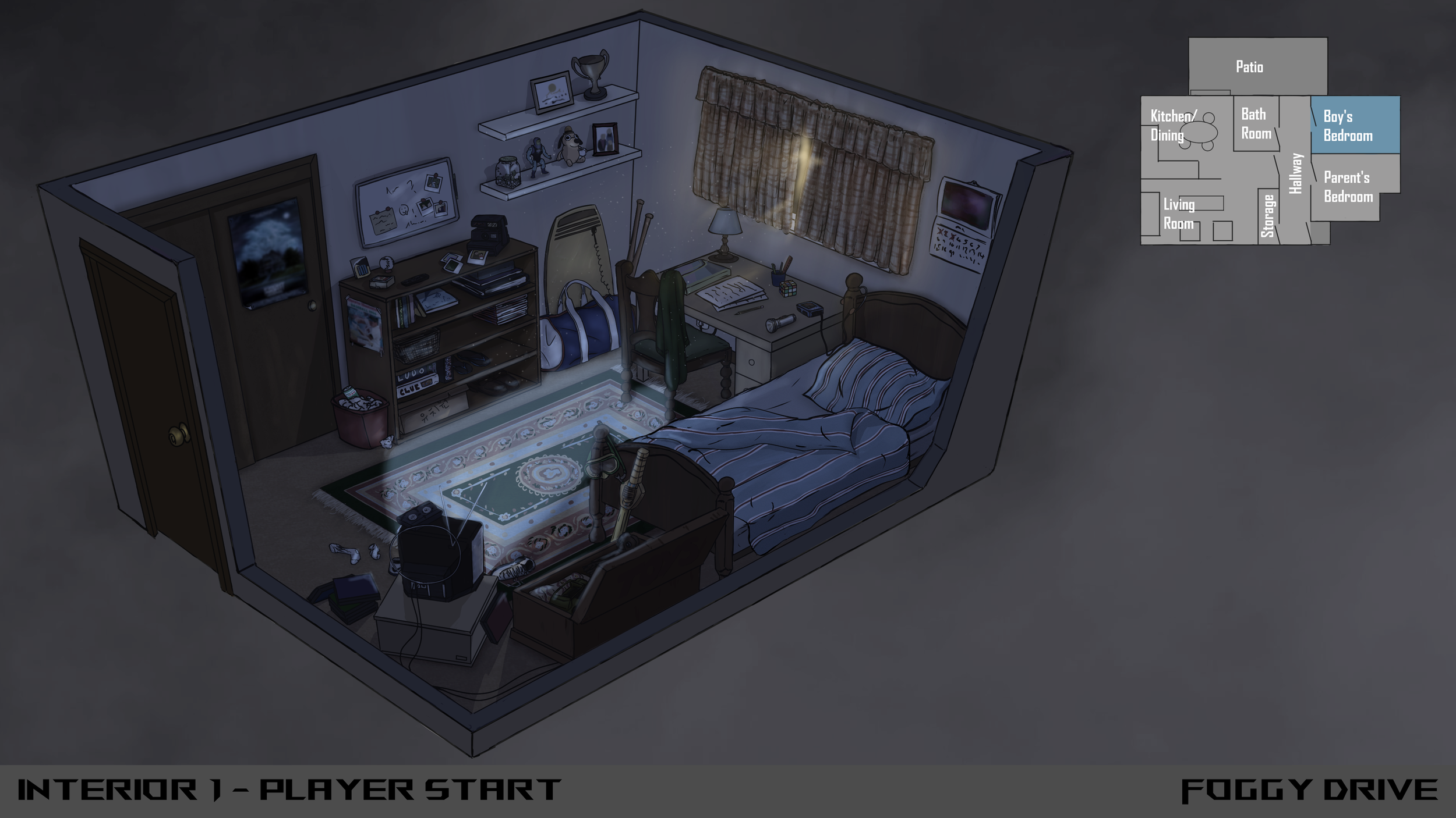 Final game-end lighting.