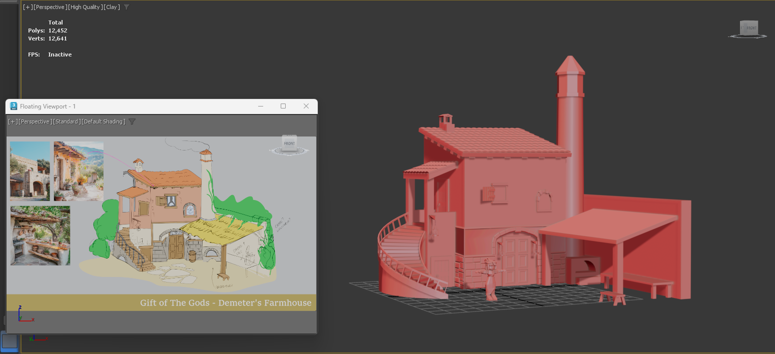3D WIP done by Danny from the Gift of the Gods team.