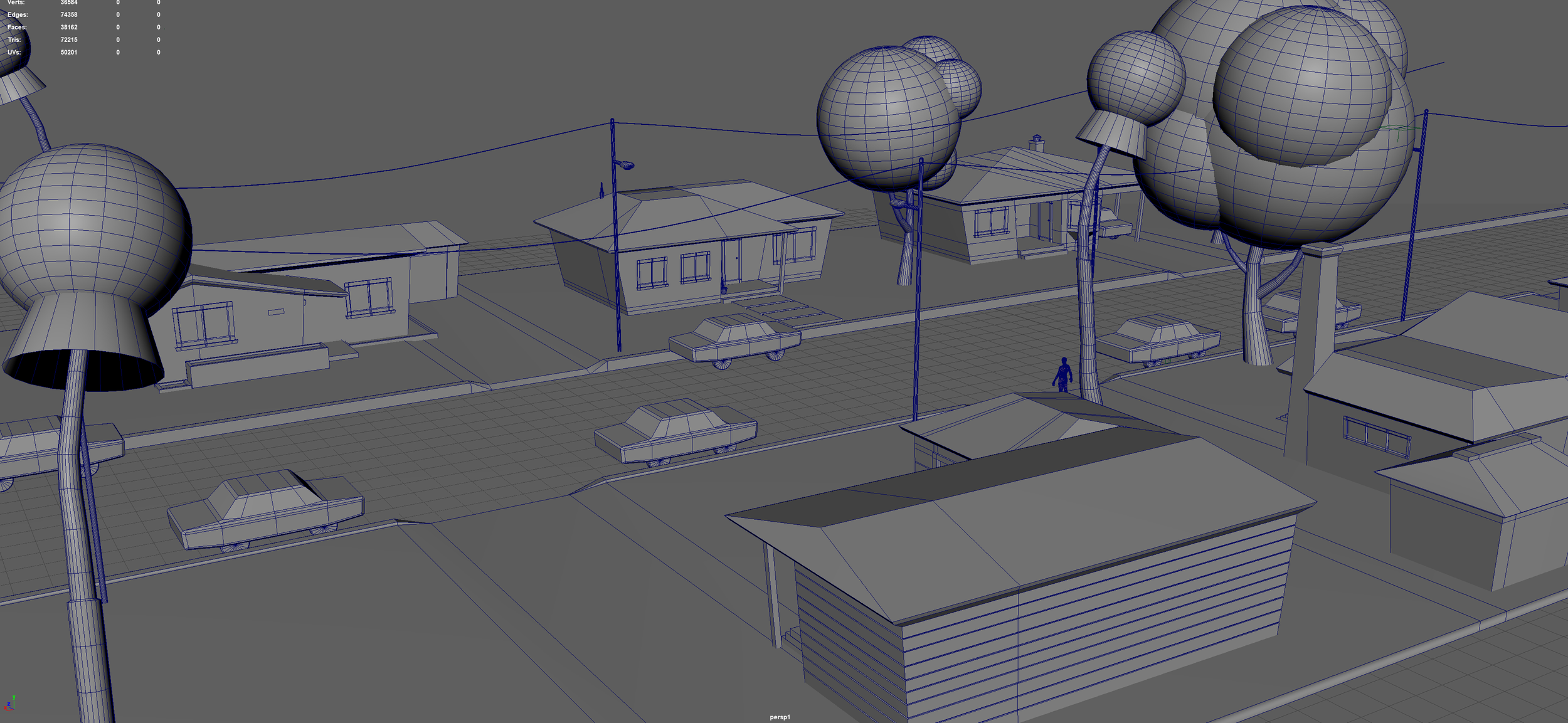 The houses were purposefully individual, but still had similar aspects and reusable modular parts.