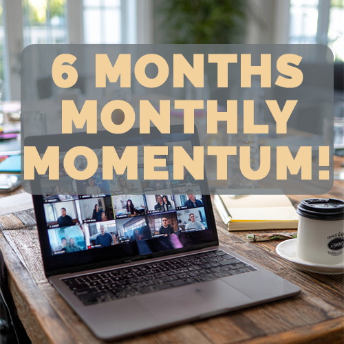6 Month Subscription: Monthly Momentum Zoom