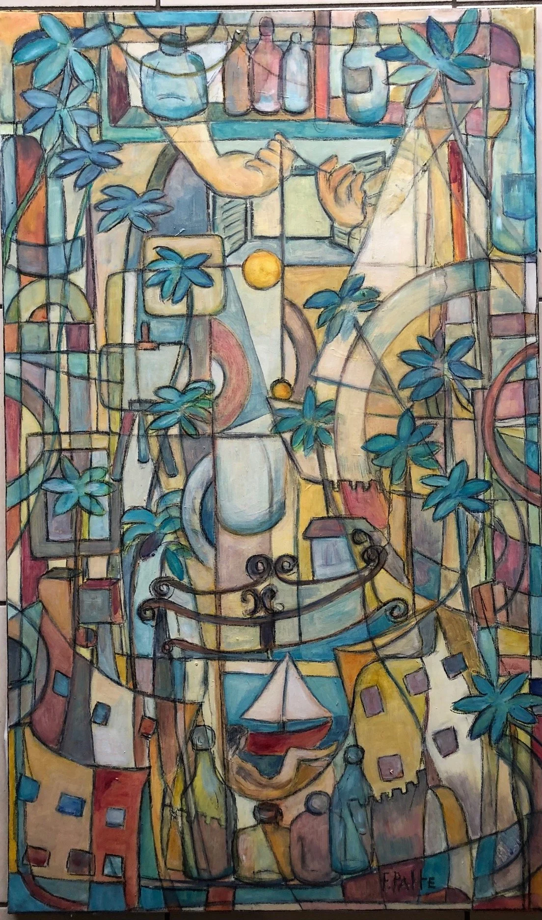 Huile s/toile - 100 x 60 (collection particulière), 2023