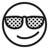 Icon: Smiley Face mit Sonnenbrille