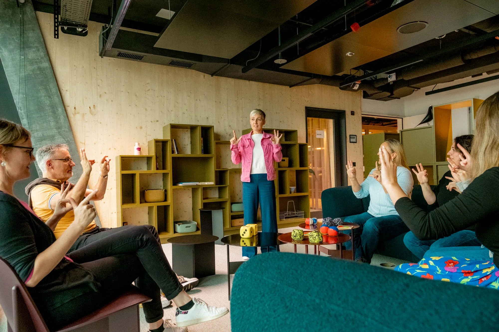 Gedächtnistrainerin Petra Oggenfuss gibt einen Workshop zum Thema Brainpower