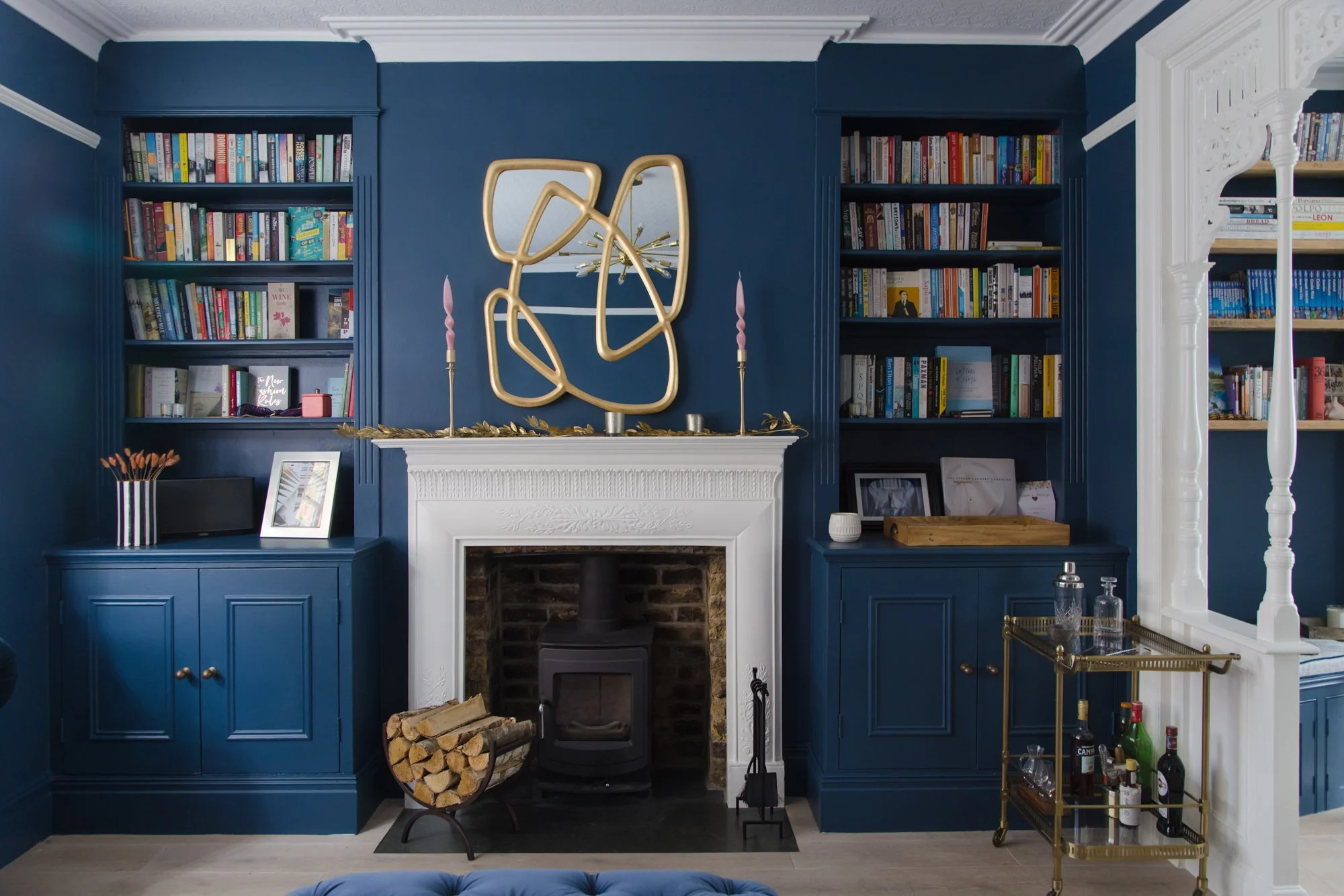 Bespoke joinery interior designed for a luxury family home in Barnes south west London