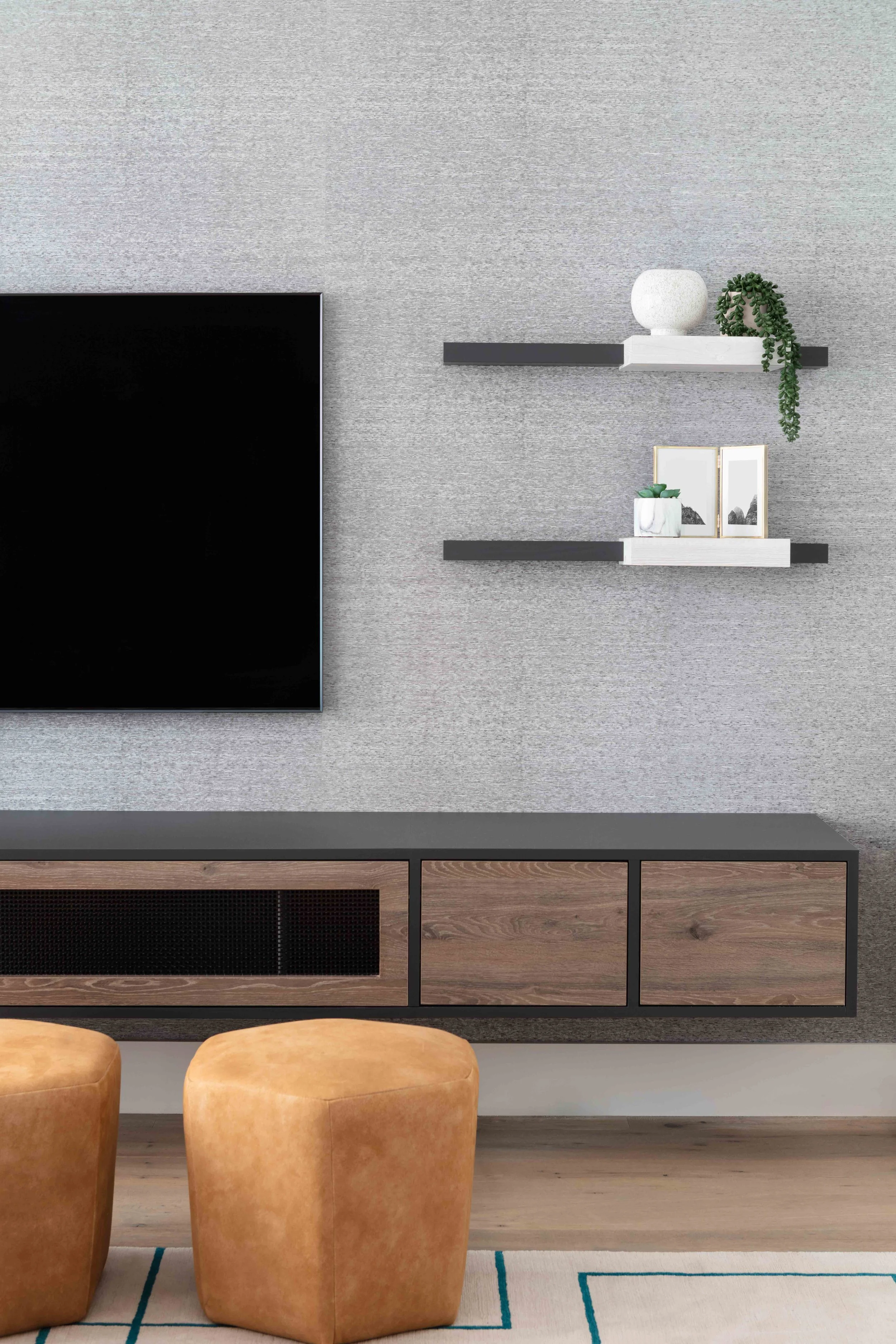 Bespoke joinery in an interior designed luxury show apartment in West London