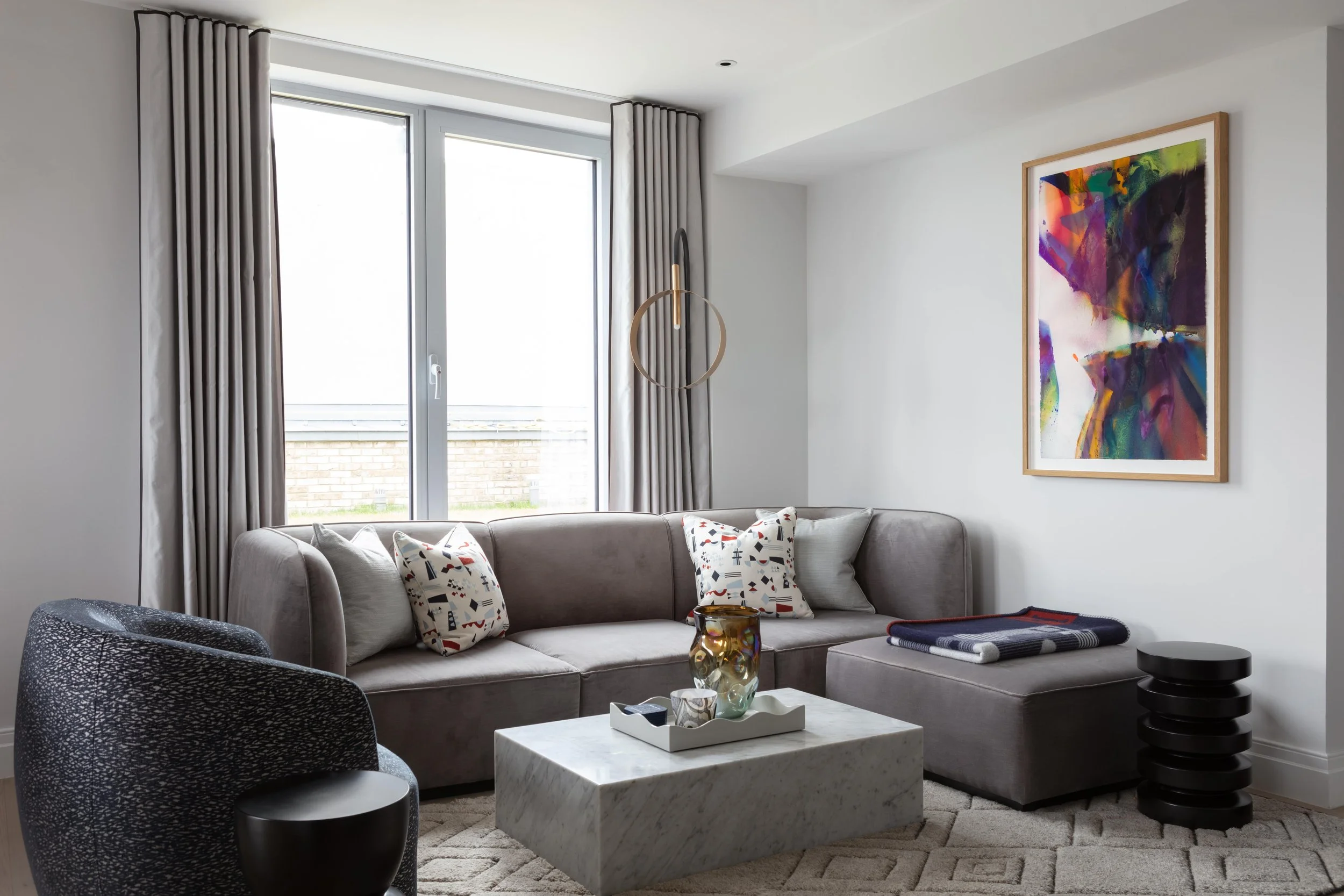 Interior designed luxury show apartment in west London