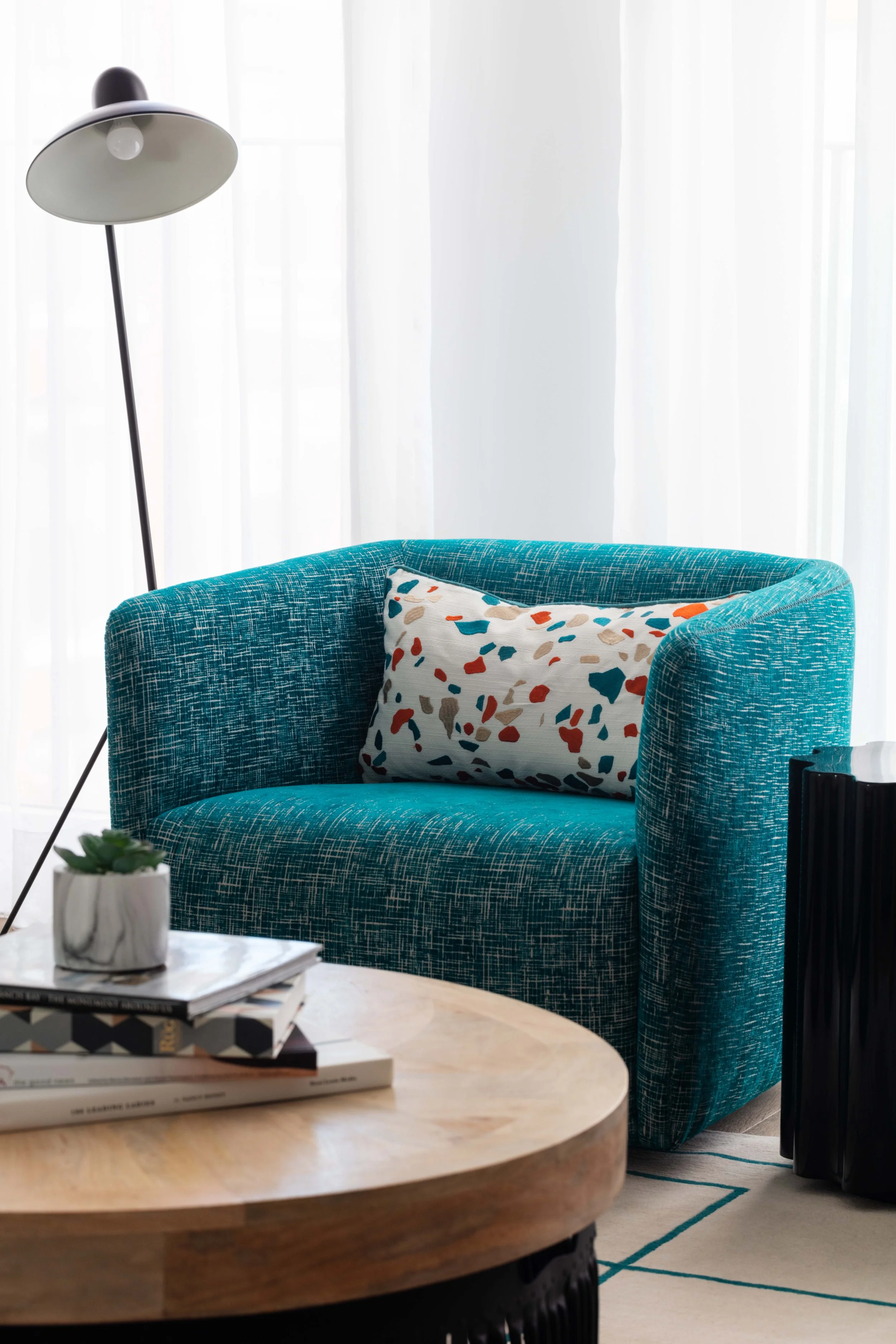Luxury show apartment interior styling in West London
