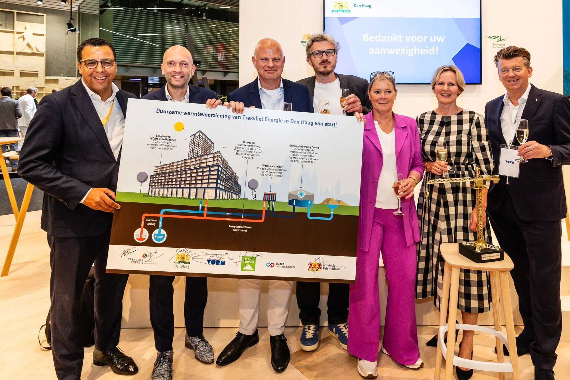 Eerste stap gezet naar duurzame warmtevoorziening in de Binckhorst