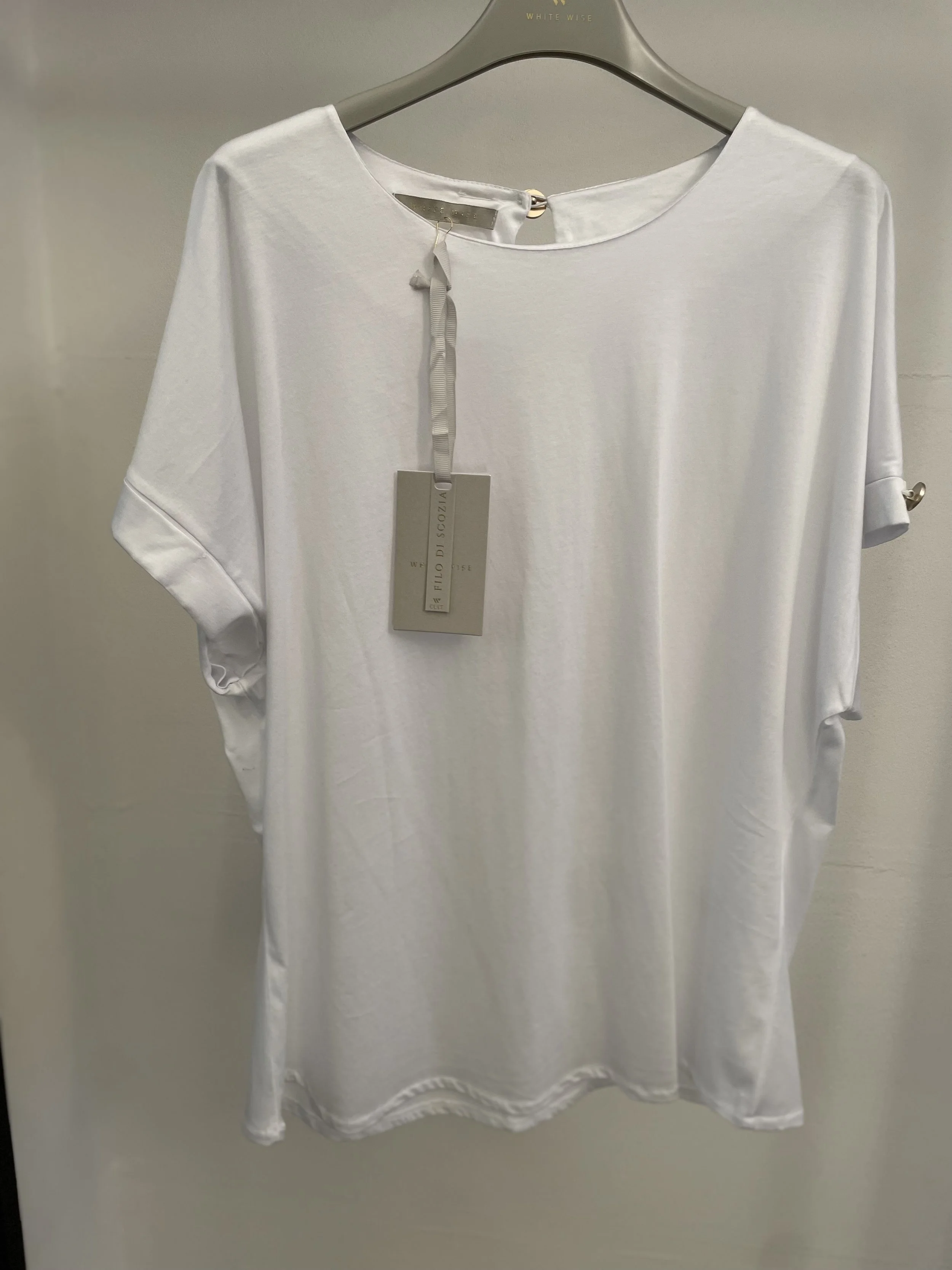 T-shirt filo di scozia
