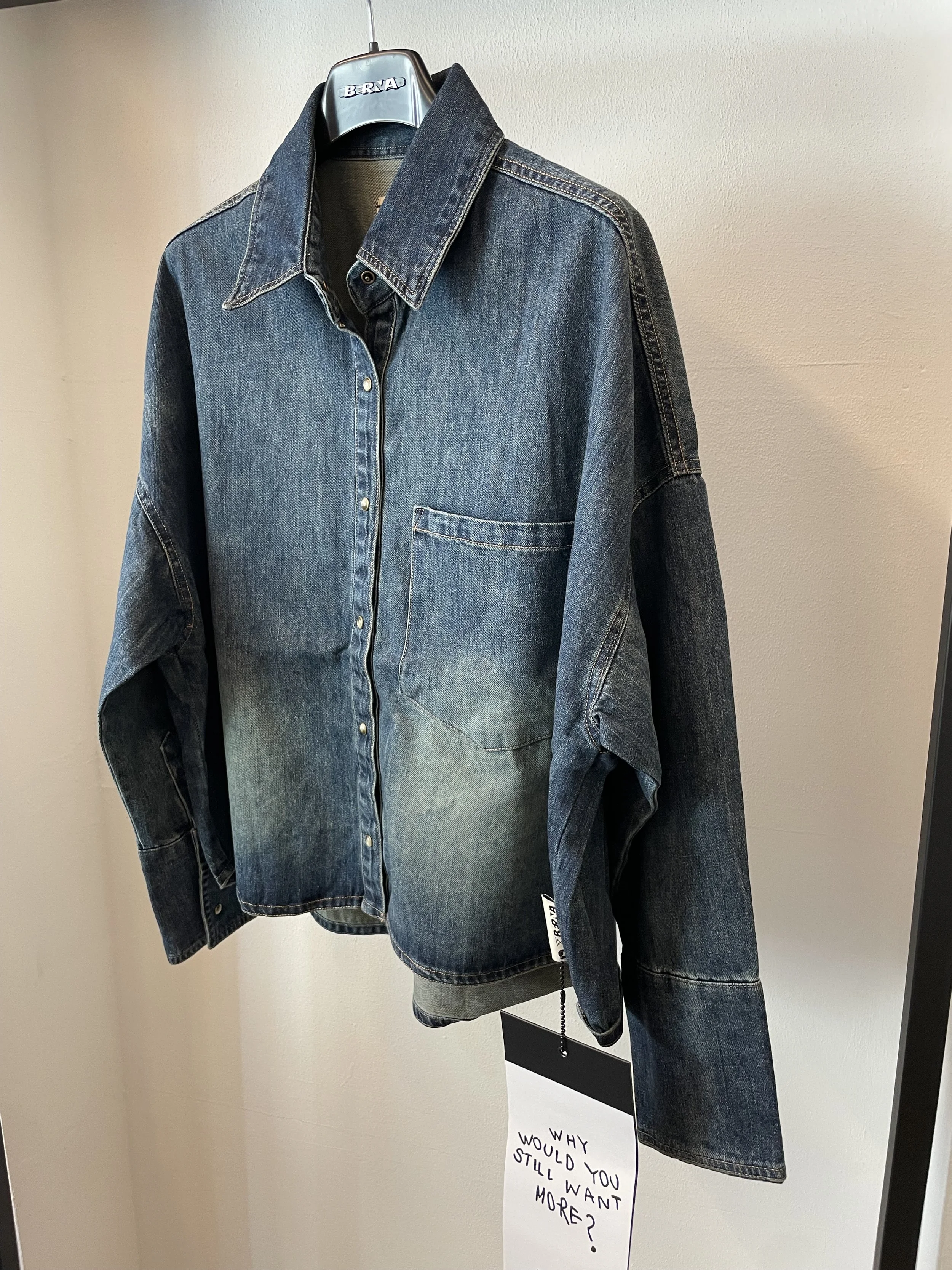 Camicia Jeans Crop