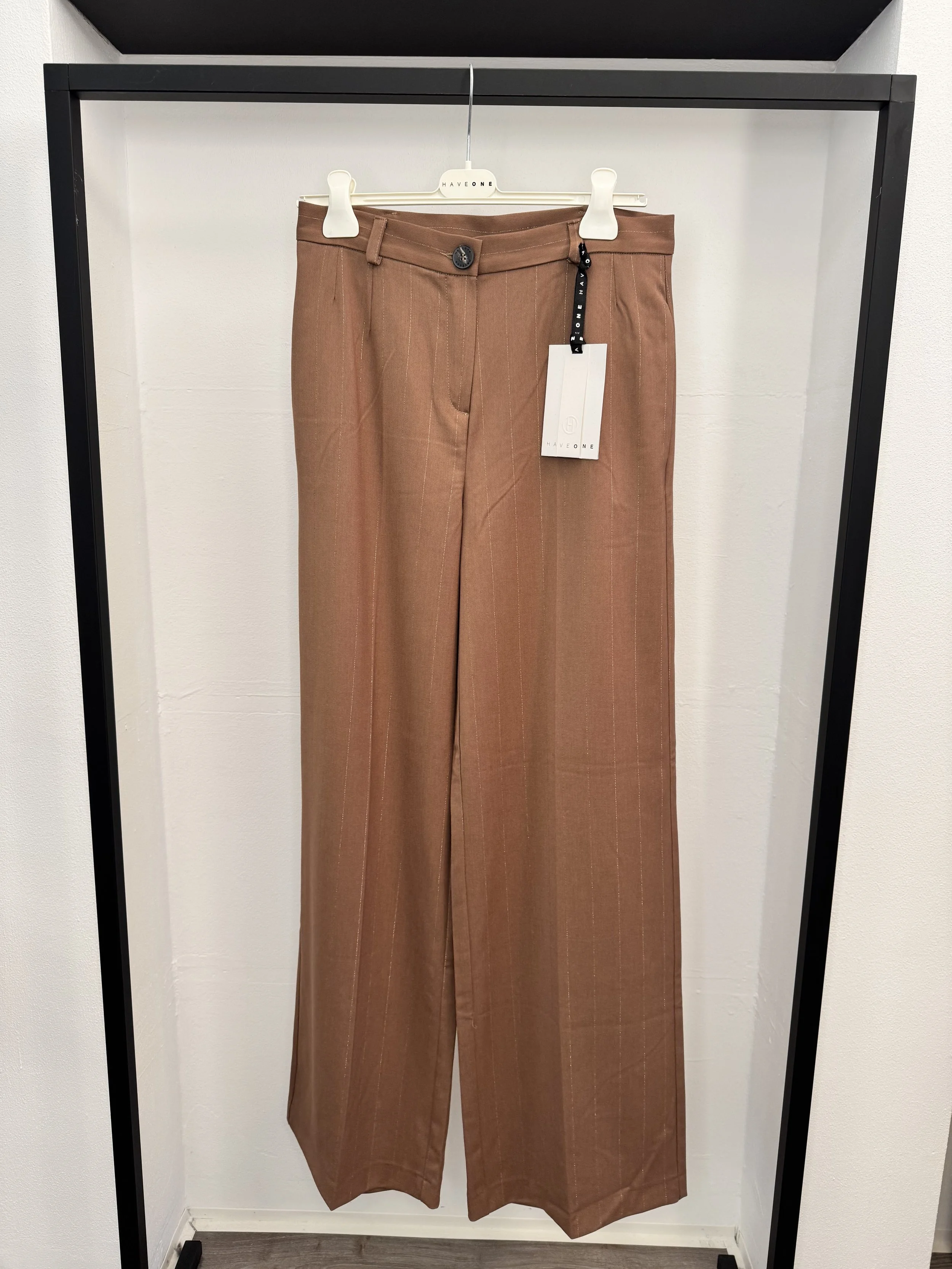 Pantalone a palazzo gessato