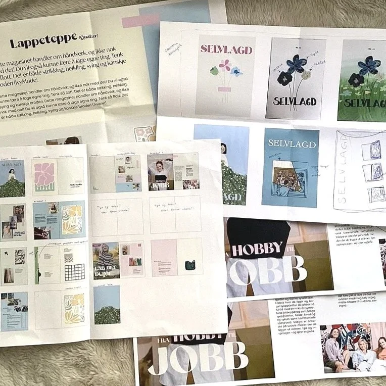 Examples of the different ideas tested