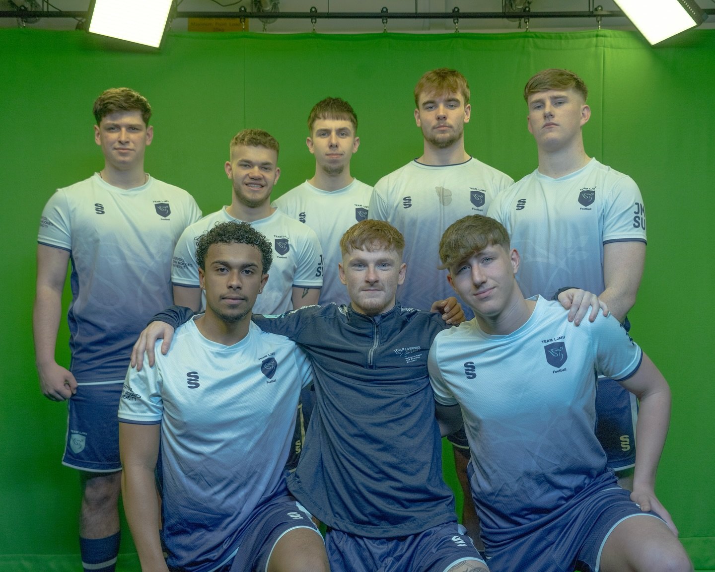 LJMU Men&rsquo;s Football Media Day - Team Photo&rsquo;s