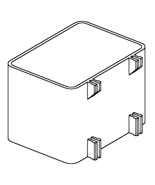 70 x 50 SKÅPA Box – IKEA Pegboard Compatible