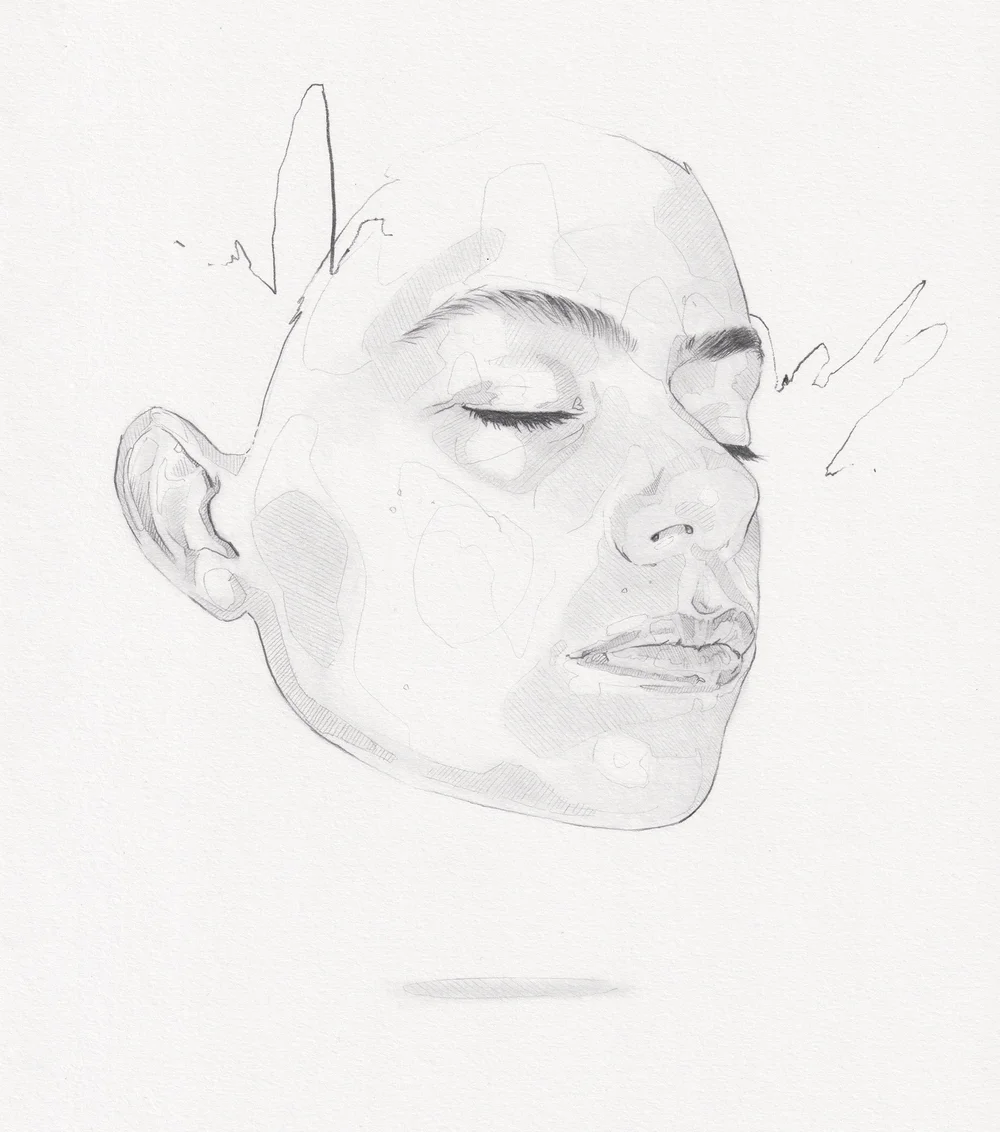Framed Pencil Study G