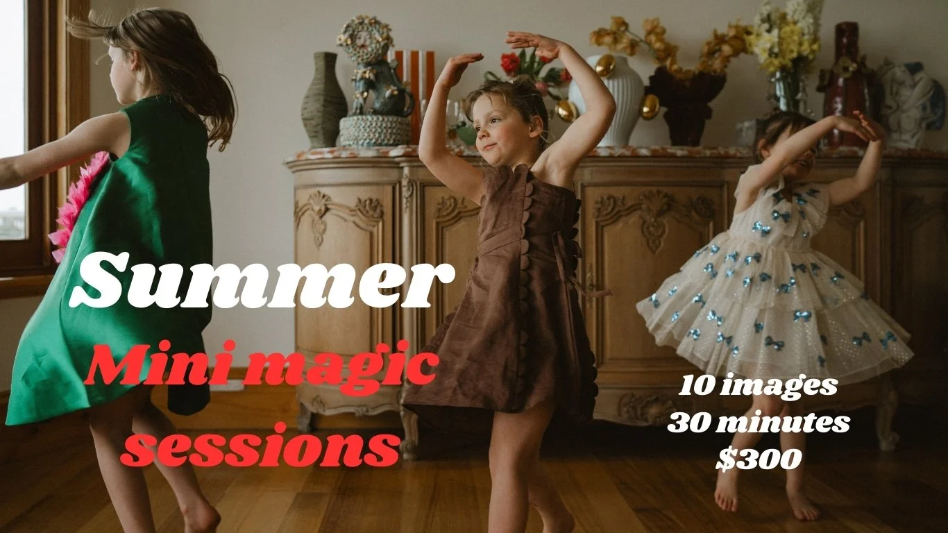 Summer mini magic photography sessions in the Macedon Ranges