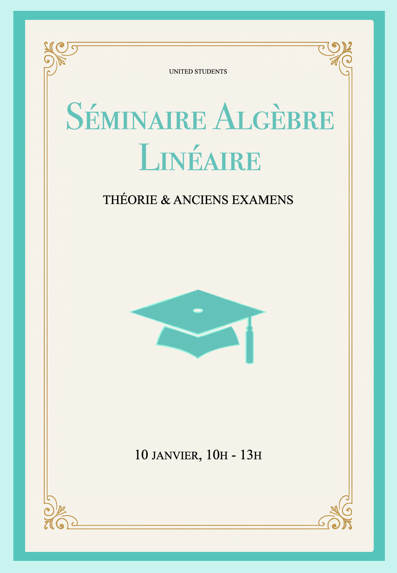 Séminaire Examen Algèbre linéaire