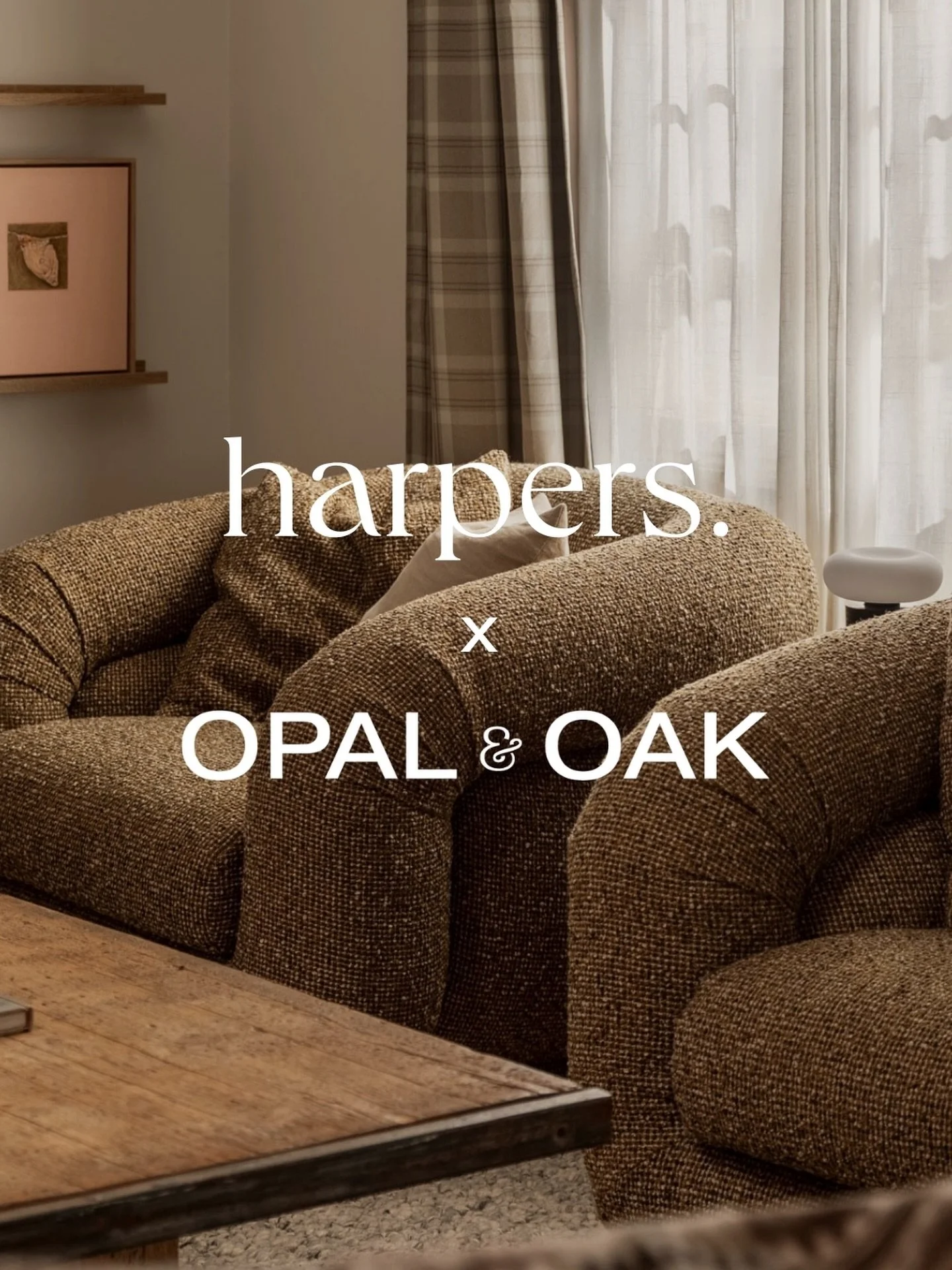 We have the great privlage to announce our collaboration with @opalandoak_designs.

Harper&rsquo;s clients can now receive an introductory interior design offer by Opal &amp; Oak founder Sacha Wark-de Boer. Transform your new house into a home that f