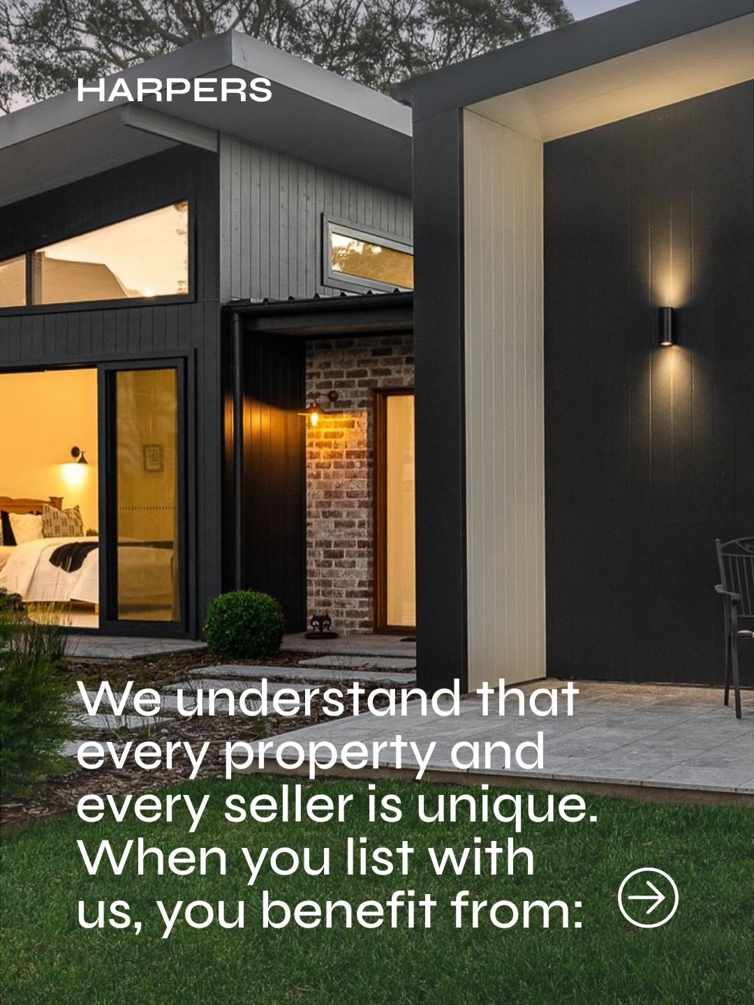 Reasons to list your property with Harpers: Local Trustworthy Expertise, Strong Sales Results, Tailored Marketing Strategy and Clear Communication. 

Speak to the Harpers team to find out more about how we can assist you. 📞 @jacobmckinnon_realestate