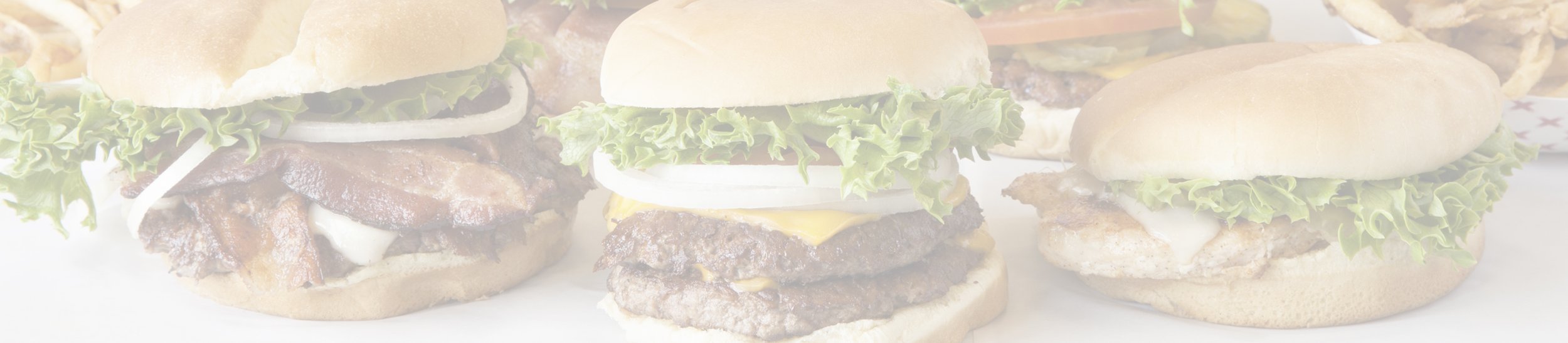 Burgers and chicken sandwiches