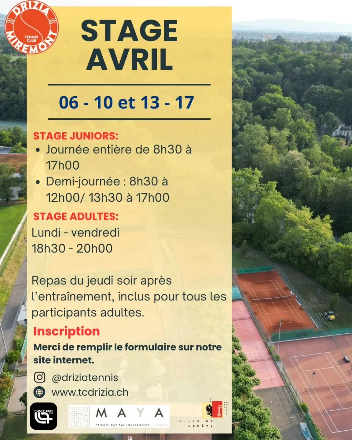 ✨ Stage d&rsquo;avril ✨
Il reste encore des places disponibles !
👉 Inscription via le formulaire sur le site