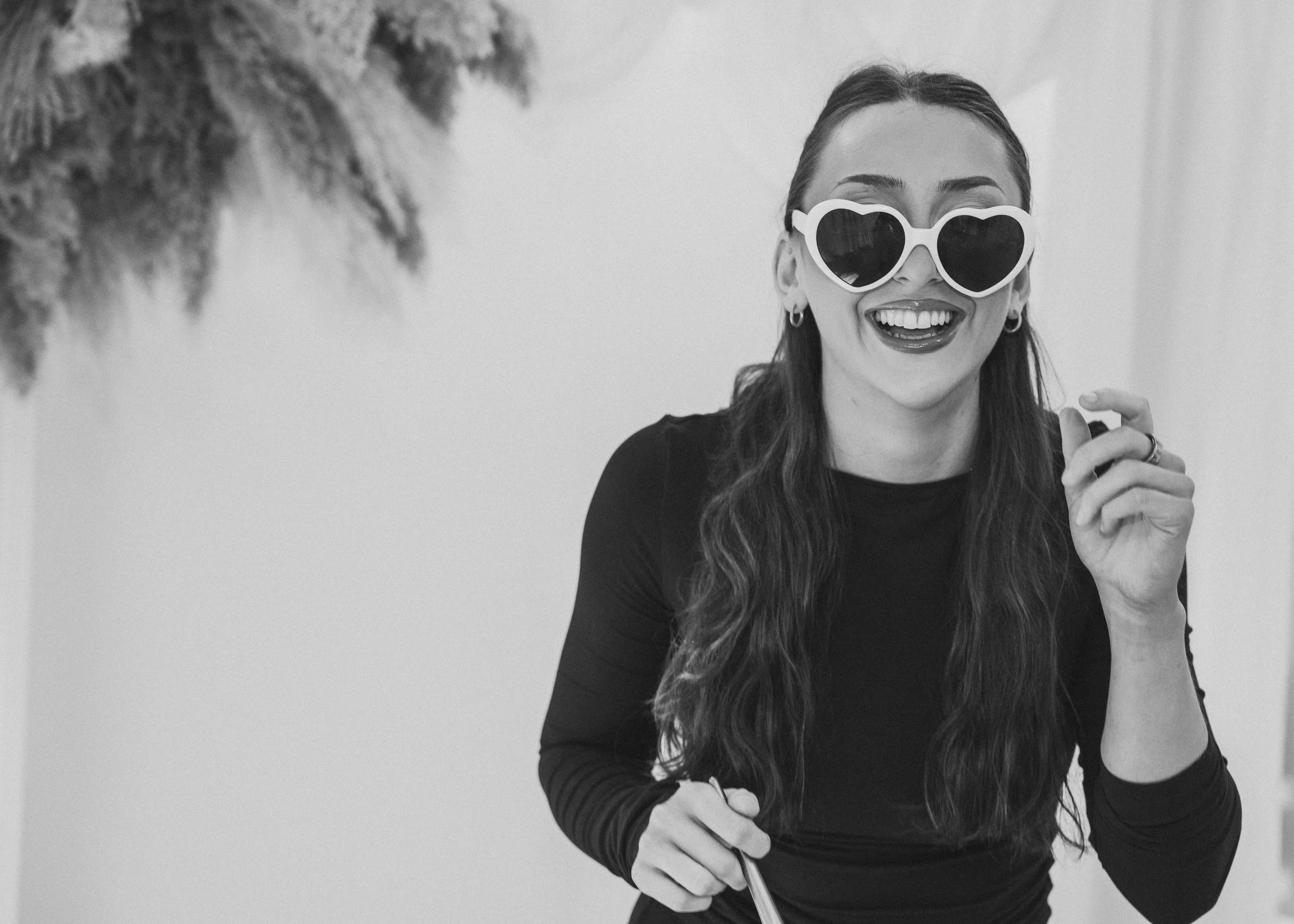 Solihull Birmingham Bridal makeup artist with glasses on smiling