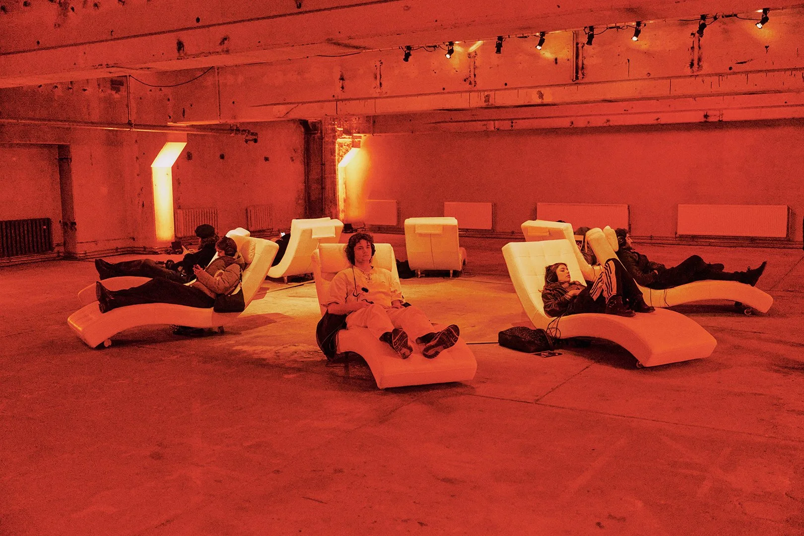 LAS Art Foundation: We Felt a Star Dying.
Actias in use in sound installation, Kraftwerk, Berlin. 