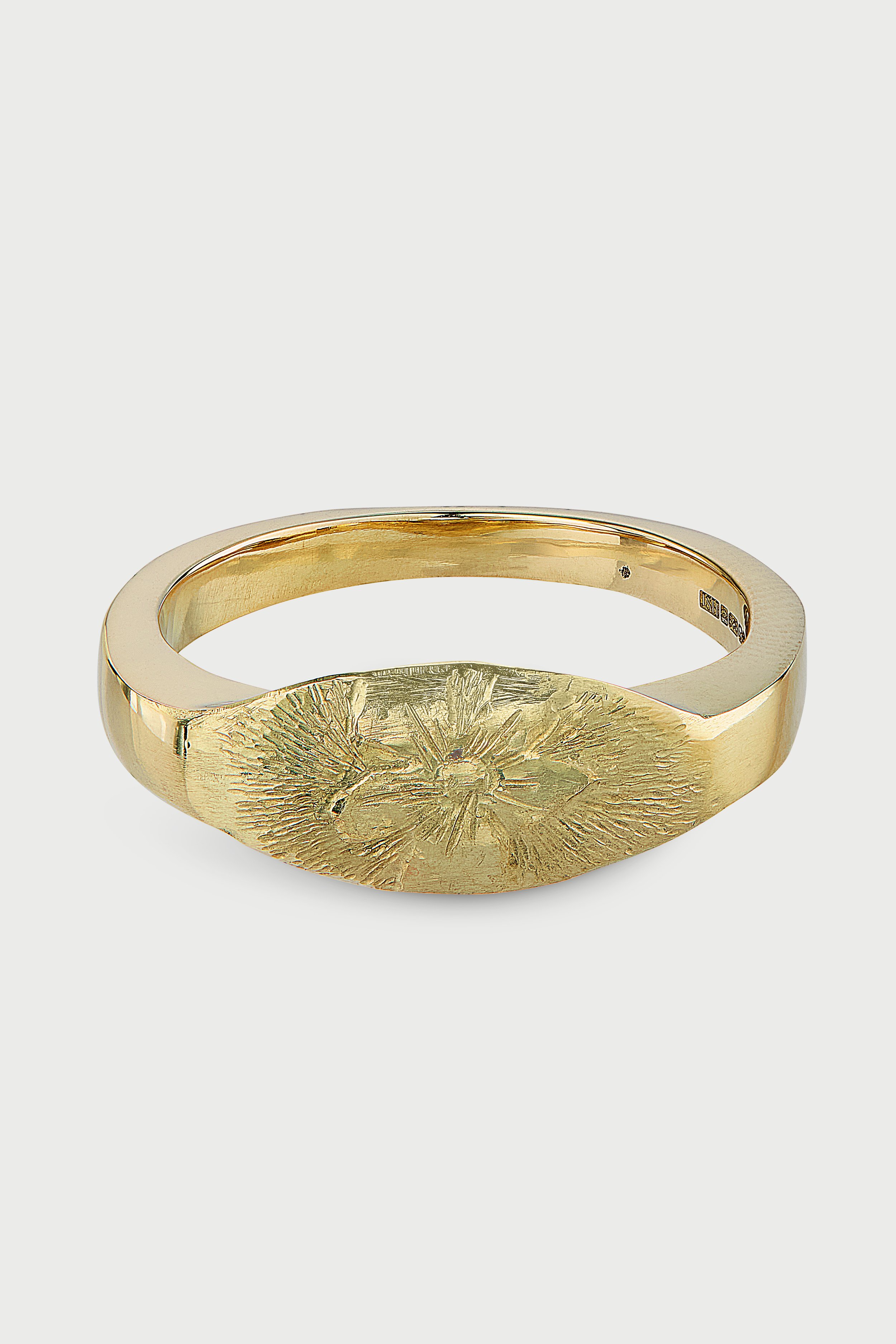 Wild Rose Signet Ring