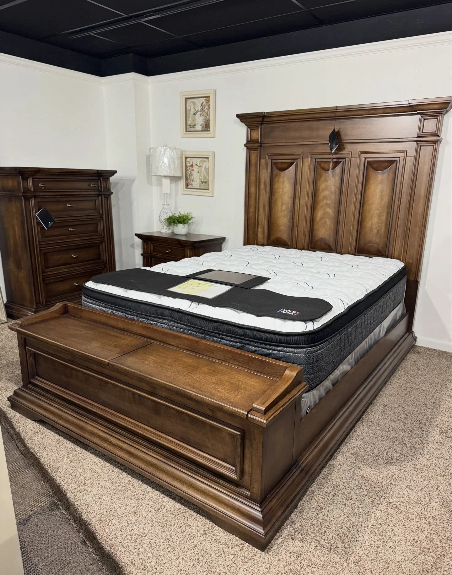 A bedroom should be more than just a place to sleep, it should be your sanctuary. Whether you prefer a classic wooden suite or a more modern upholstered look, we have quality bedroom sets designed for both style and comfort.

Stop by to see our full 