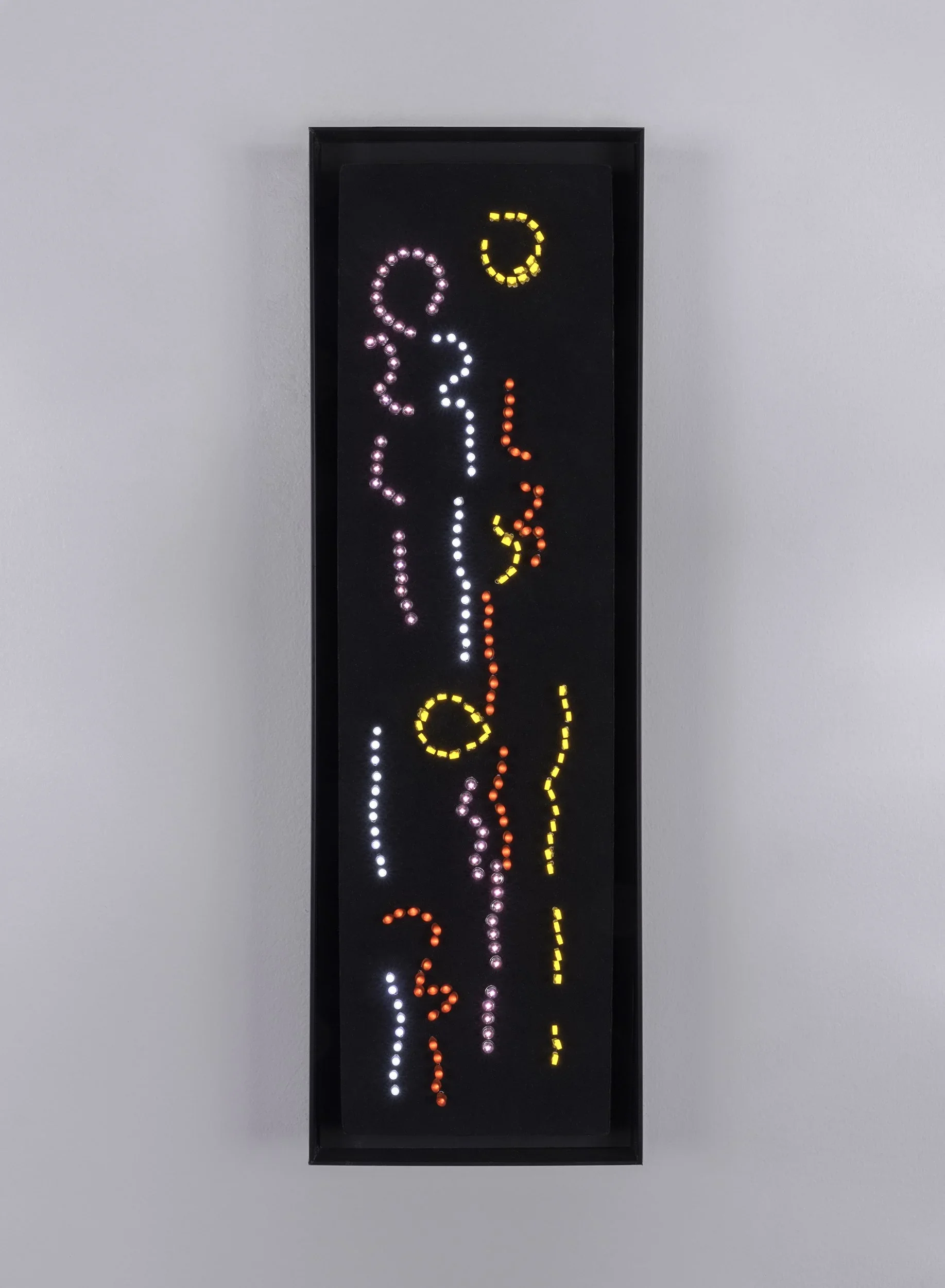 Carol+Salmanson_Black+Velvet+Painting+3_LEDs,+Flocked+Paper,+Re-chargeable+battery_6inx19inx2in_2022.webp