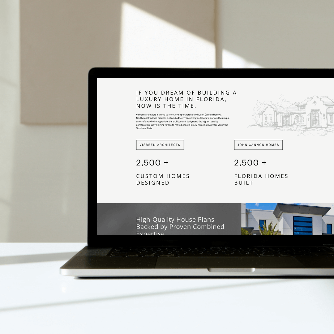 Website refresh Visbeen Architects