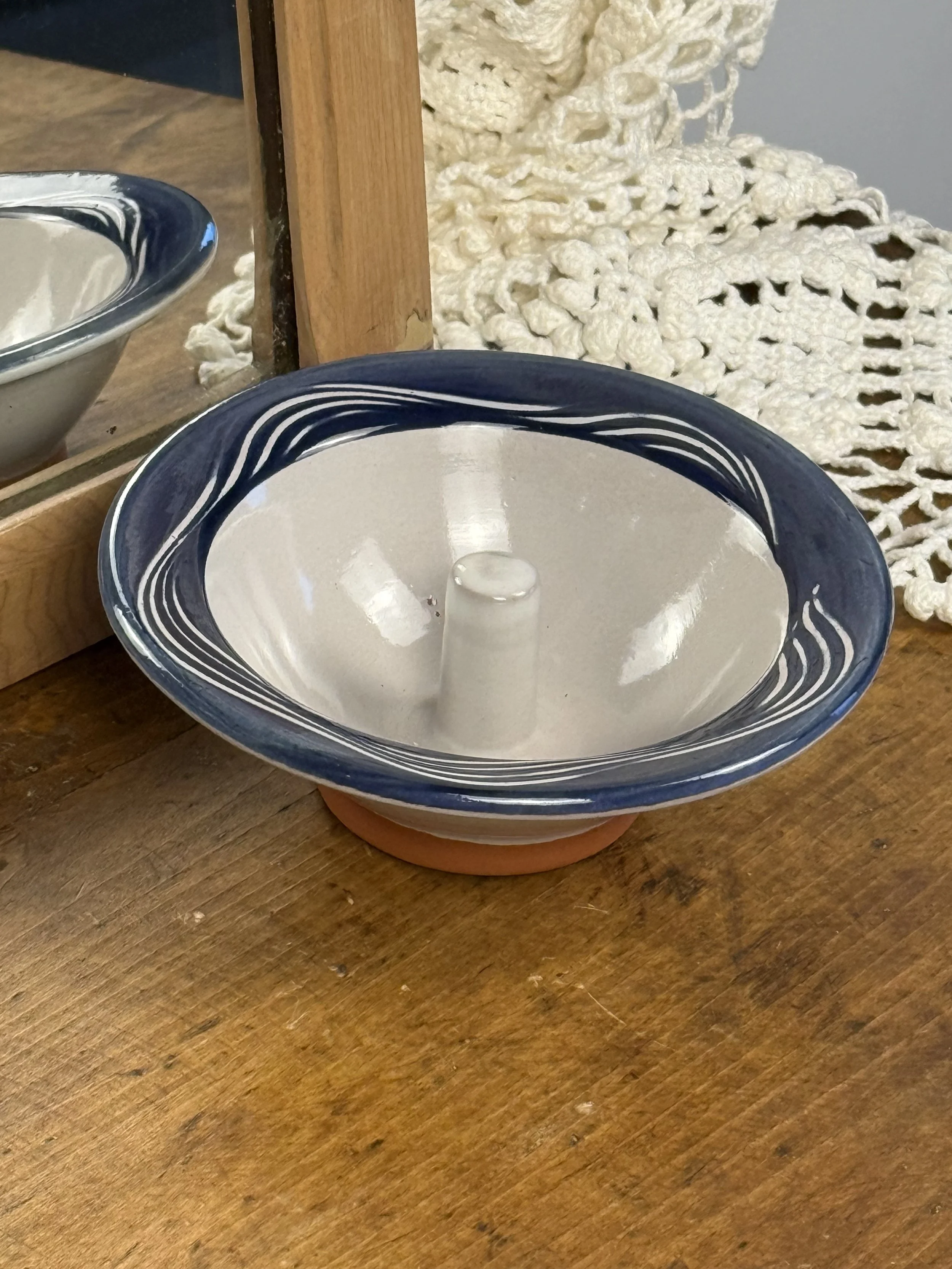 Vintage Terracotta Apple Baker Baking Dish — Paris, Maine