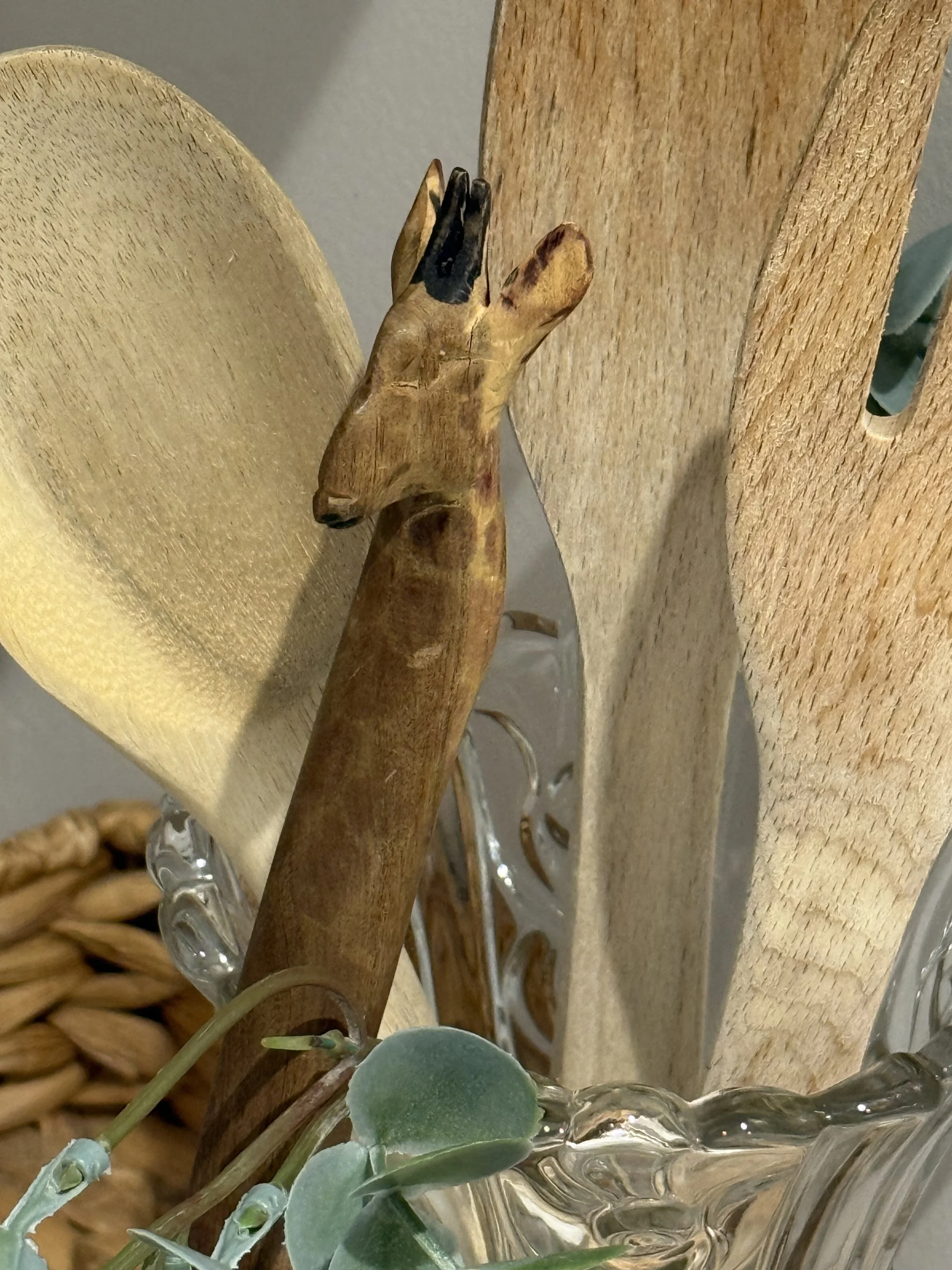 Hand-Carved Giraffe Salad Fork