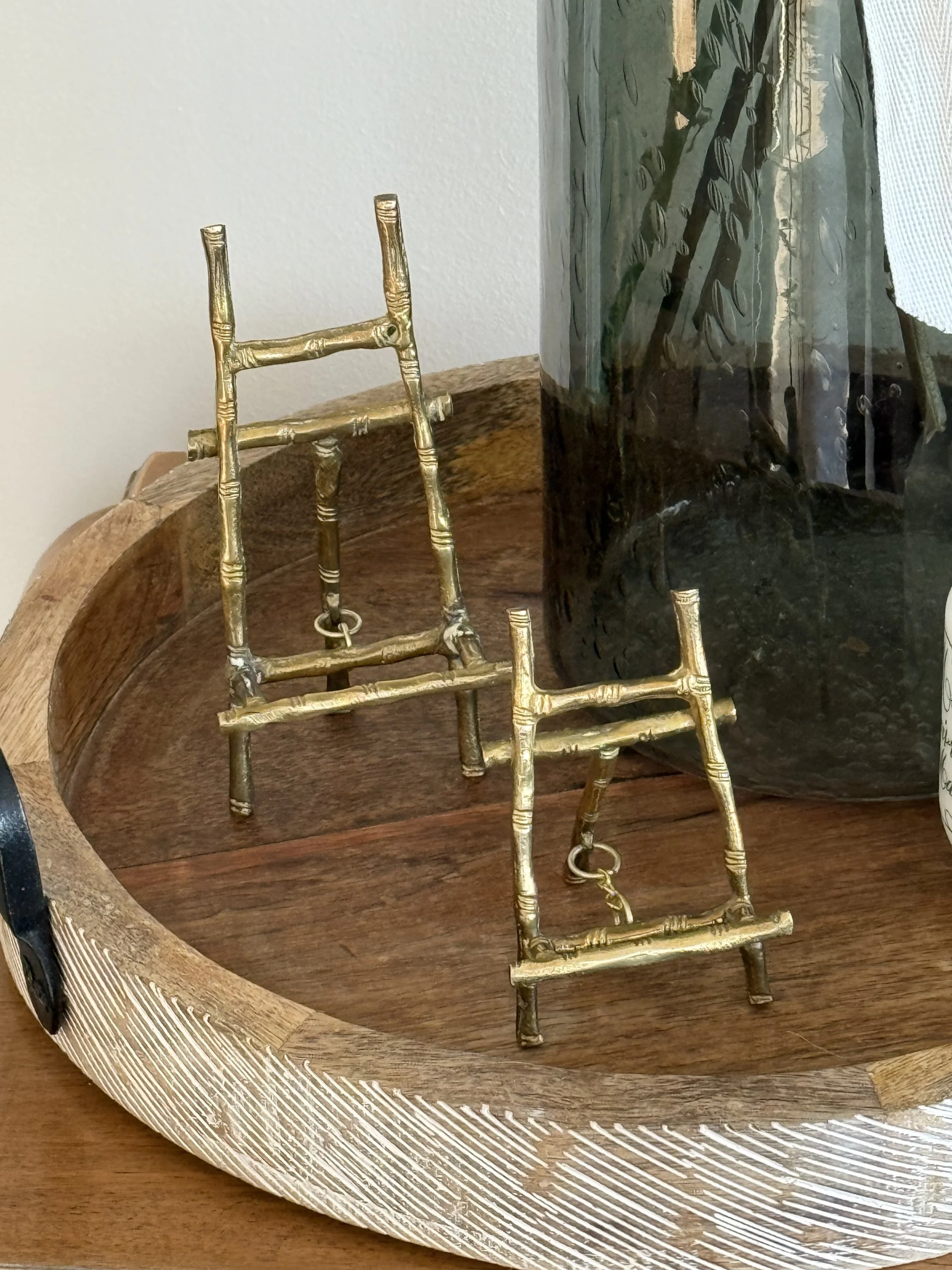 Vintage Brass easel set of two, customer review