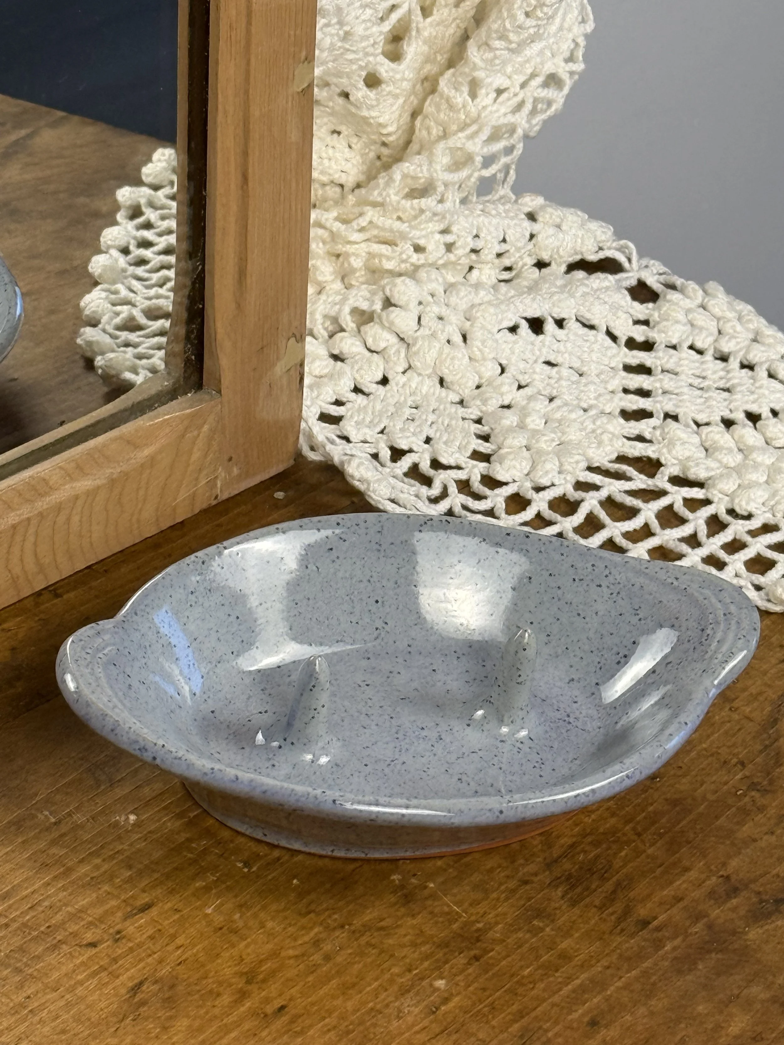 Vintage Christian Ridge Pottery Baked Potato Dish