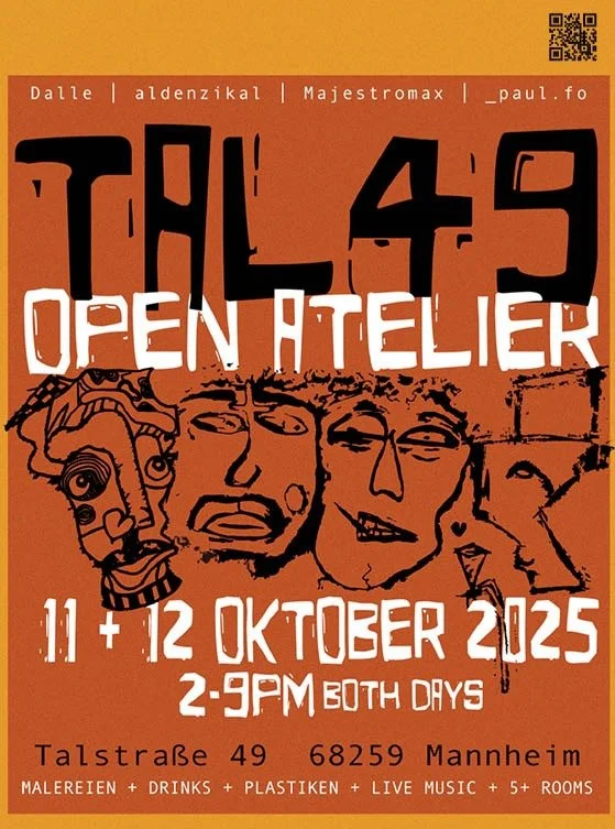 Nach Jahren des Malens und gemeinsamen Schaffens &ouml;ffnen wir unsere T&uuml;ren. 
Open Atelier Days ist mehr als nur eine Ausstellung &ndash; es ist ein Einblick in unsere Welt, unseren Prozess und unsere Freundschaft durch die Kunst. Ein Herzensp