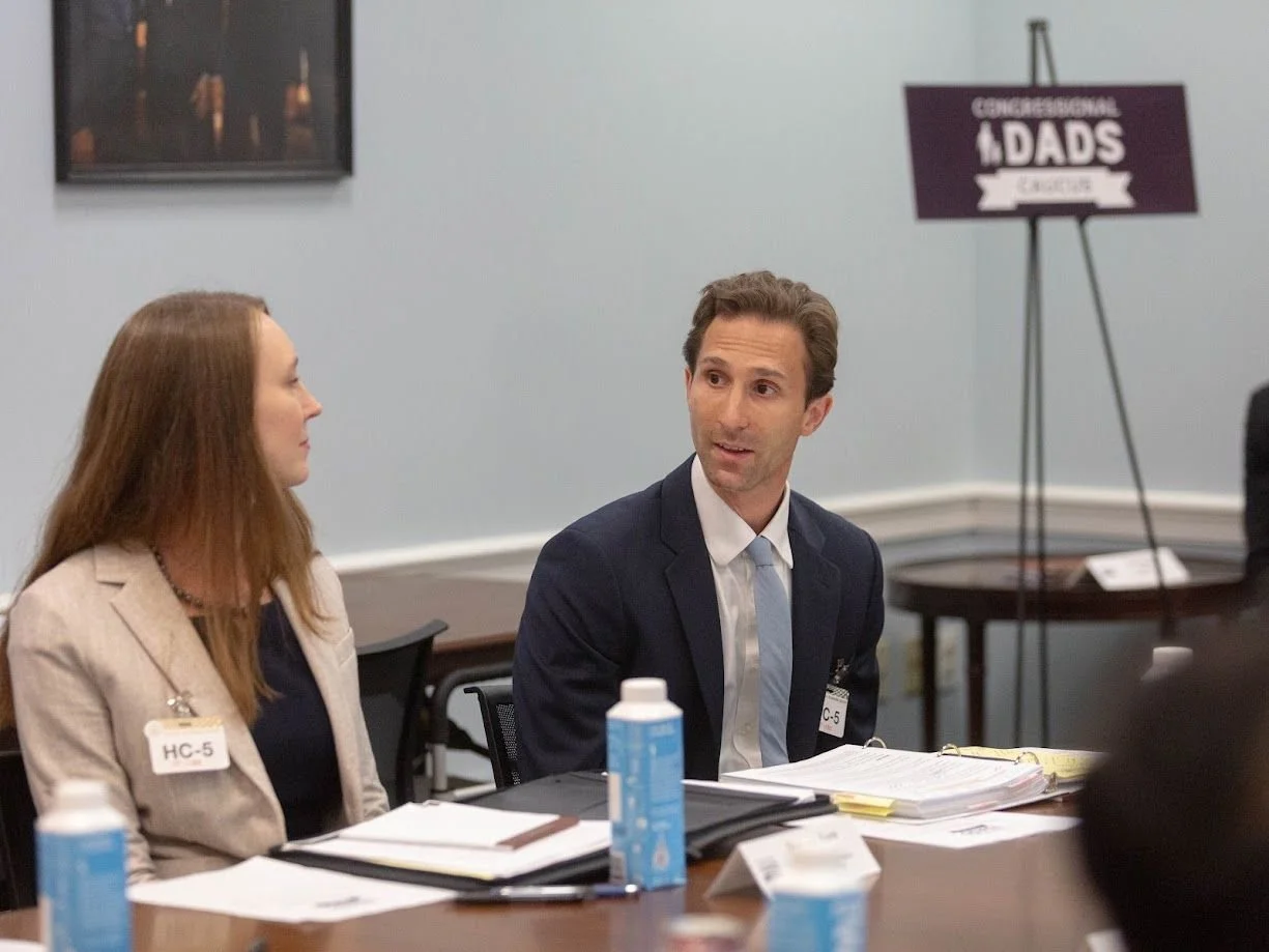 Jason speaking at Dads Caucus