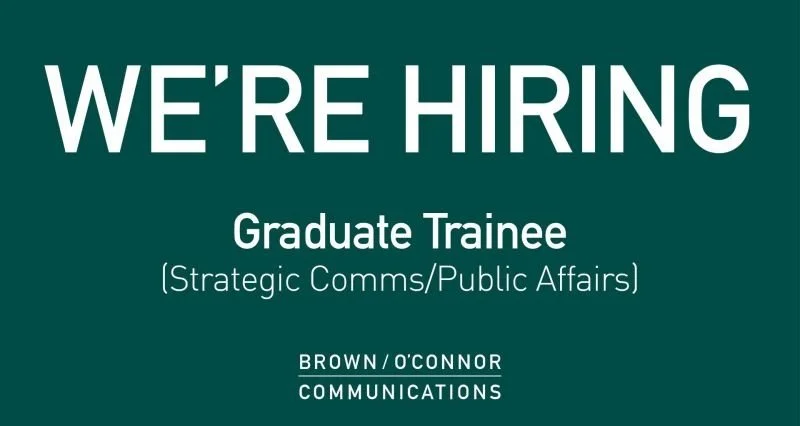 WE’RE HIRING: GRADUATE POSITION
